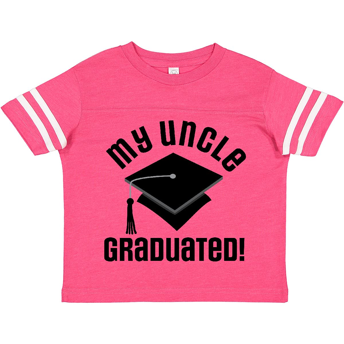 Inktastic Graduation My Uncle Graduated Toddler T-Shirt - Cute Toddler Graduation Outfit for Uncle's Special Day | Perfect for Preschool Ceremonies & Family Celebrations