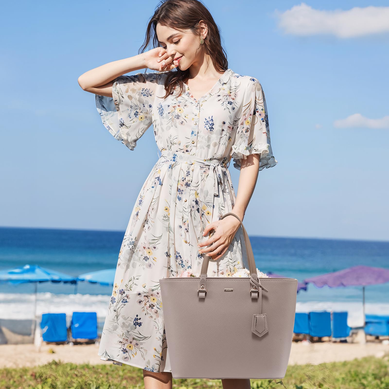 LOVEVOOK Women's Fashion Tote Bags - Stylish Shoulder Bag & Top Handle Satchel Purse for Work, Travel & Everyday Use | Durable & Trendy Handbags for Women