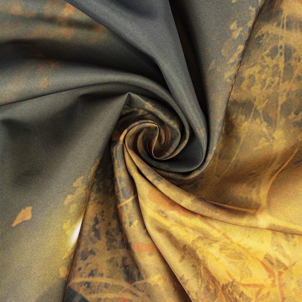 LB Autumn Harvest Pumpkin Shower Curtain - Farmhouse Bathroom Decor with Yellow Red Faded Leaves & Pumpkins - Fall Thanksgiving Bath Curtain 60x72 Inches Polyester Fabric - Perfect for Seasonal Home Decor & Cozy Autumn Bathroom Makeover