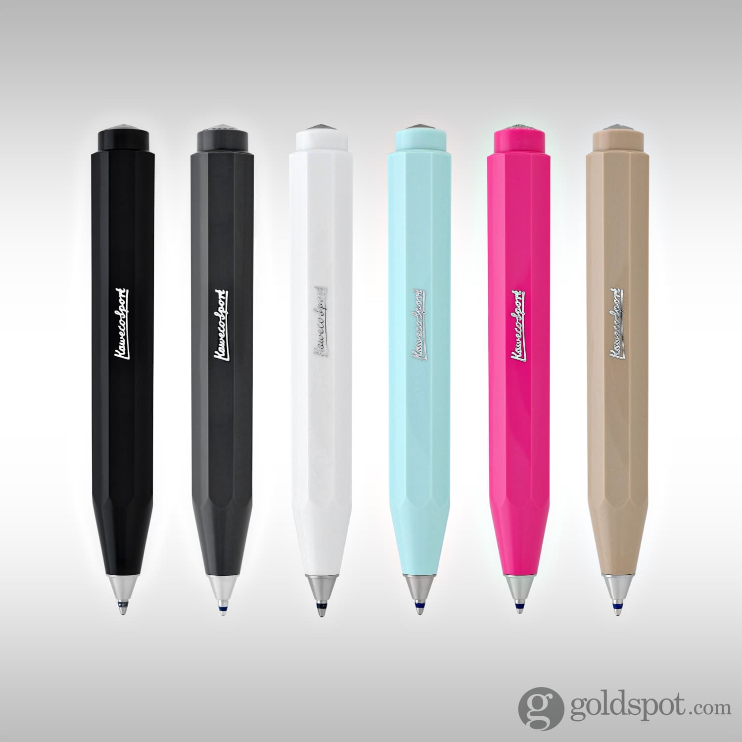 Kaweco Skyline Sport Ballpoint Pen - Premium White Fountain Pen for Writing, Sketching & Note Taking - Perfect Gift for Students, Professionals & Artists