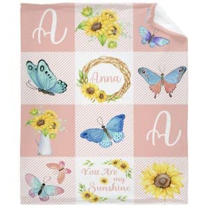 Sunflower & Butterfly Custom Name2