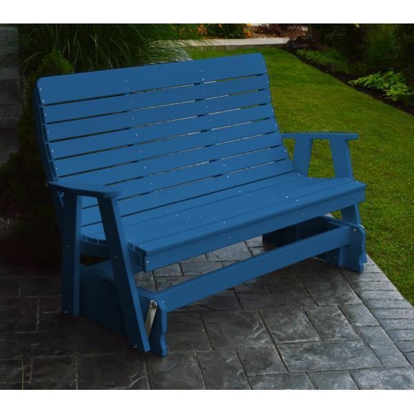 A & L Furniture Poly Winston Glider - Comfortable Rocking Chair for Nursery, Living Room & Outdoor Use - Perfect for Relaxing, Nursing & Lounging