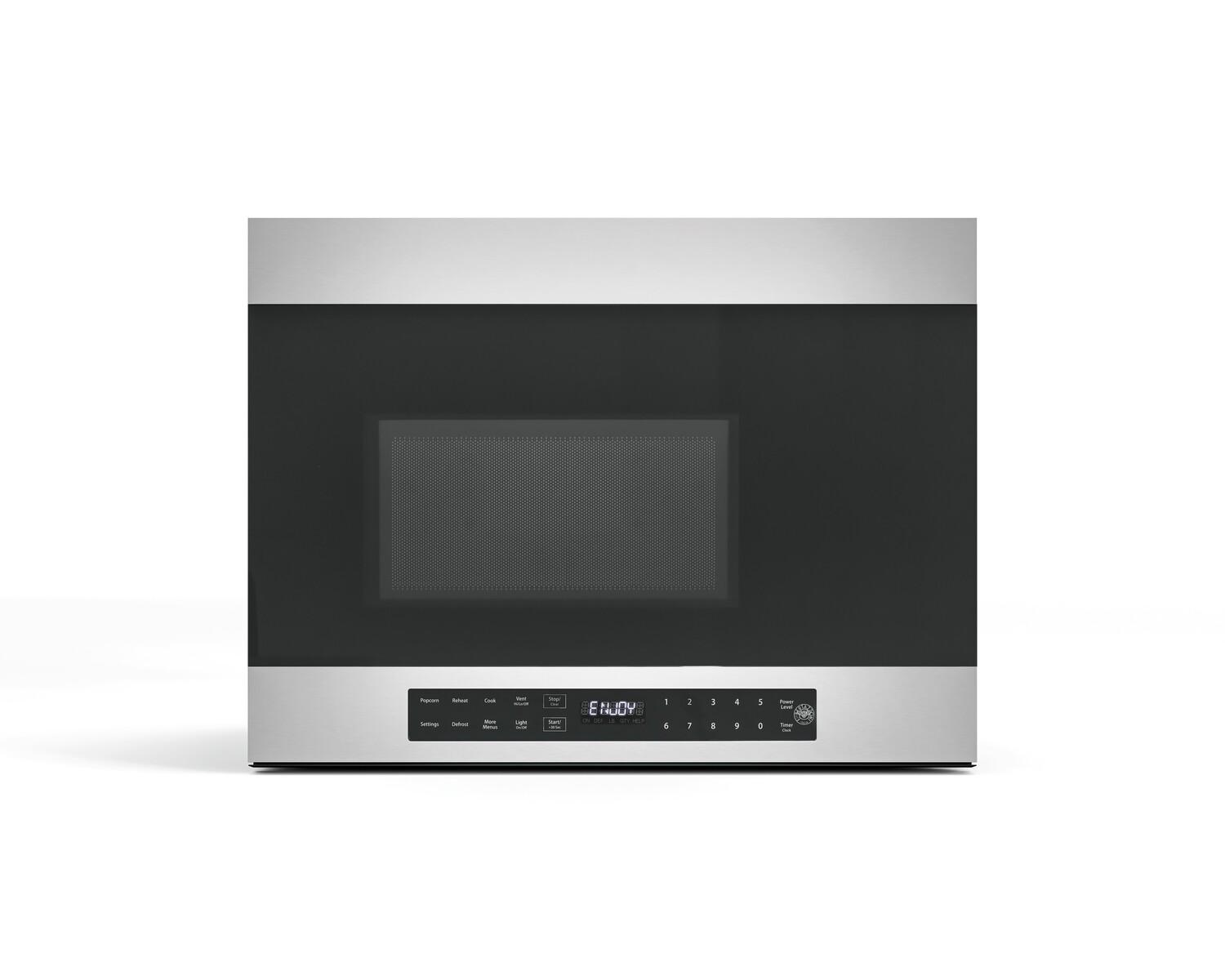 Bertazzoni KOTR24MXE 24-Inch Stainless Steel Over-The-Range Microwave with Hood - Perfect for Modern Kitchen Ventilation & Space-Saving Cooking