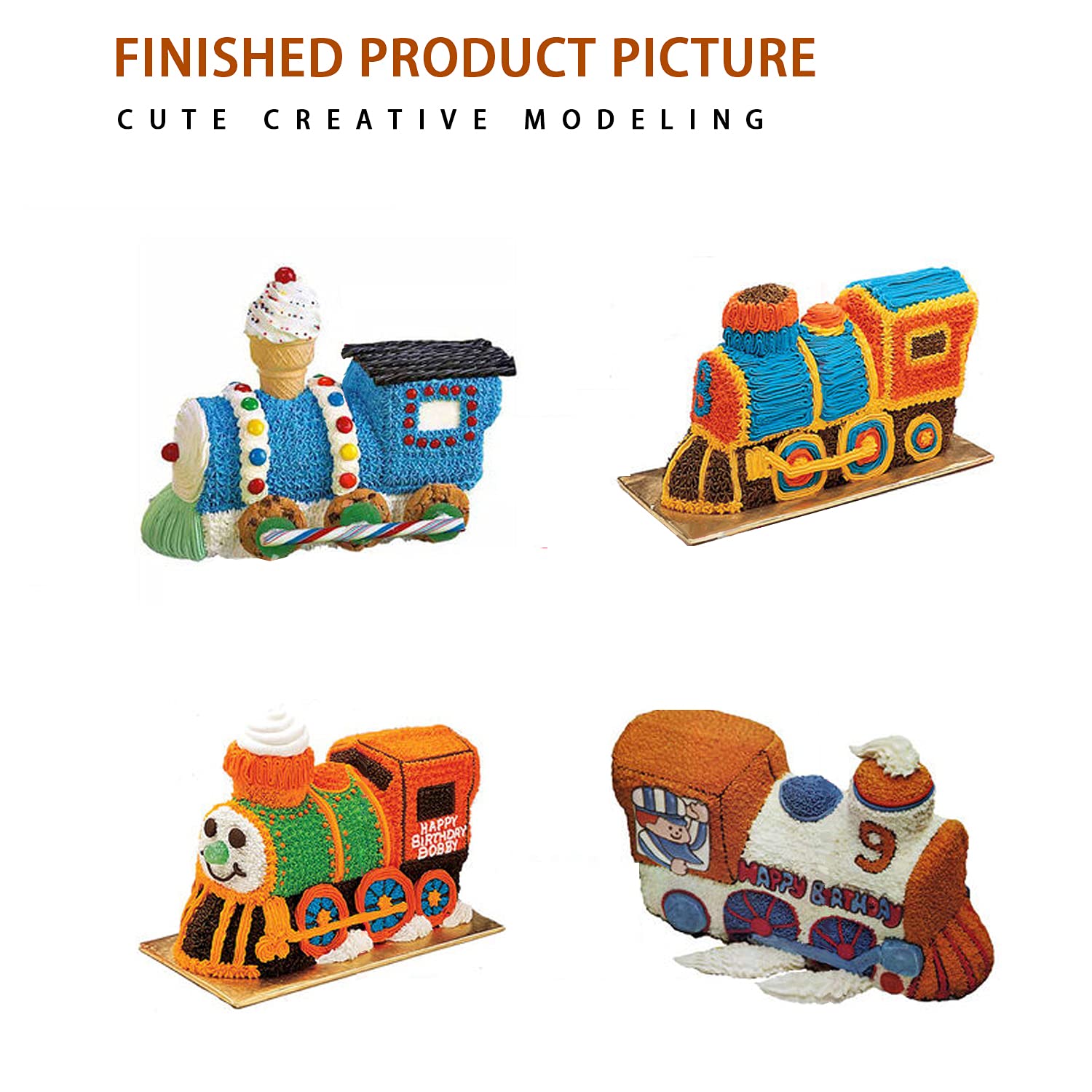 SADYFON Aluminum Train Locomotive Cake Pan - Birthday, Wedding, Anniversary Party Baking Mold | Perfect for Kids Birthday Cakes, Themed Wedding Desserts & Special Occasion Bakeware