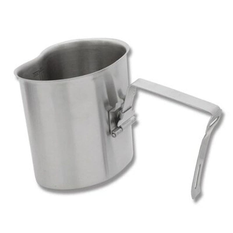 Pathfinder Stainless Steel Canteen Cooking Set - Survival Gear for Camping, Hiking & Outdoor Adventures | Compact & Durable Water Bottle with Cooking Pot