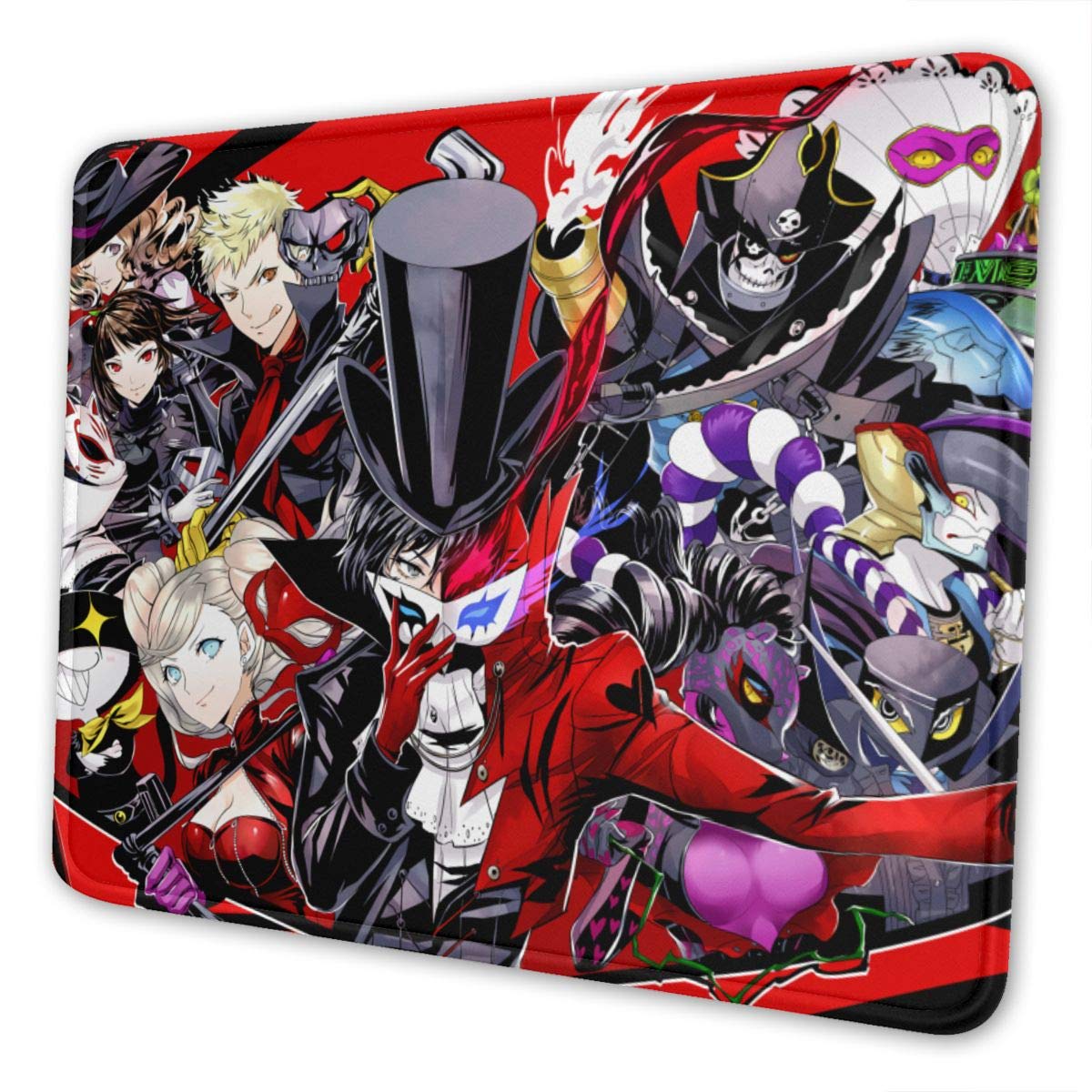 Sudopo K-Musculo Persona 5 Gaming Mouse Pad - Non-Slip Rubber Surface, Anime Design, 7.9 x 9.5 Inches - Perfect for PC Gaming, Office Work & Anime Enthusiasts