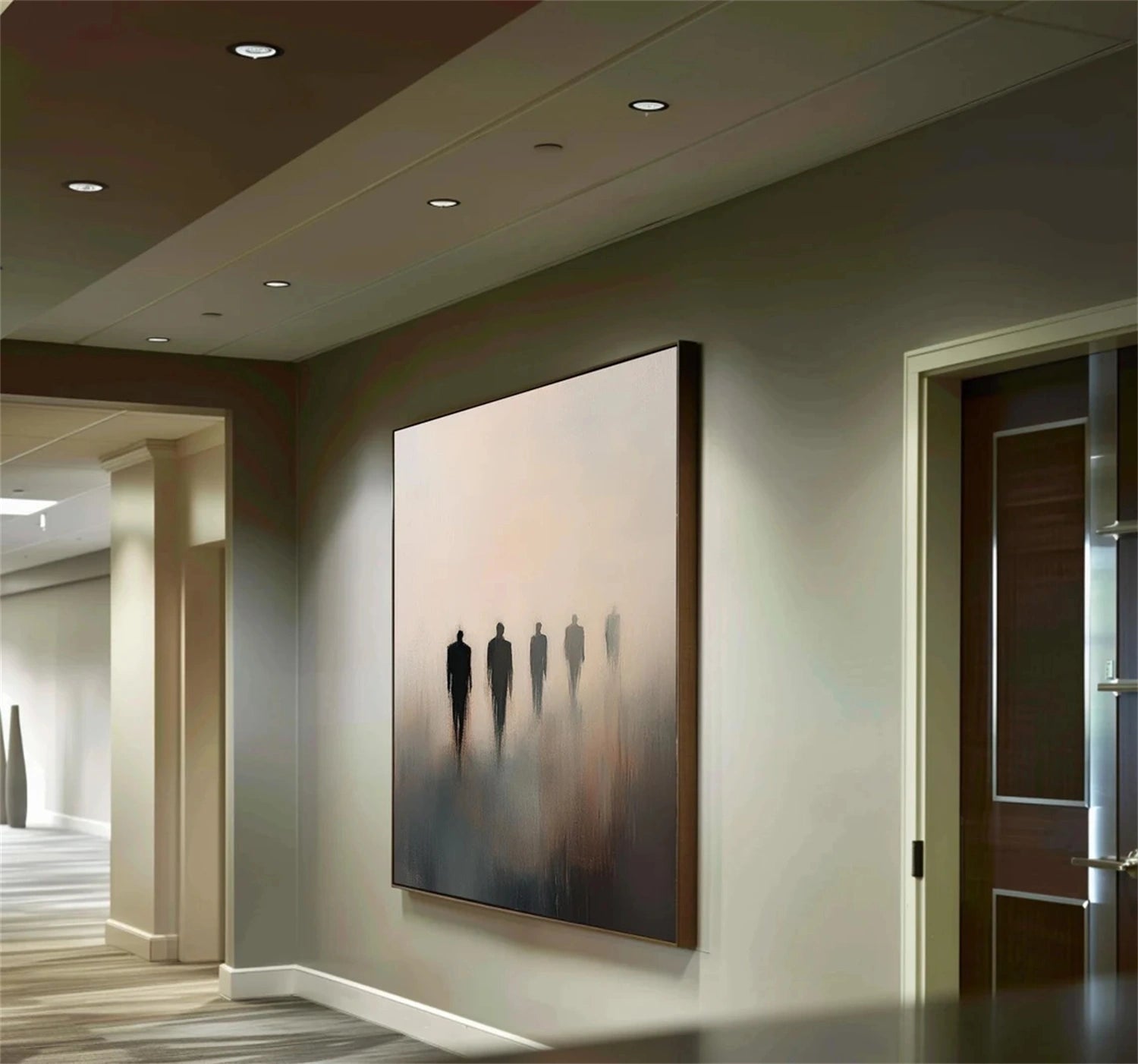 Abstract Painting #AB 271 - Modern Wall Art Decor for Living Room, Bedroom & Office | Large Canvas Artwork for Home & Office Decoration
