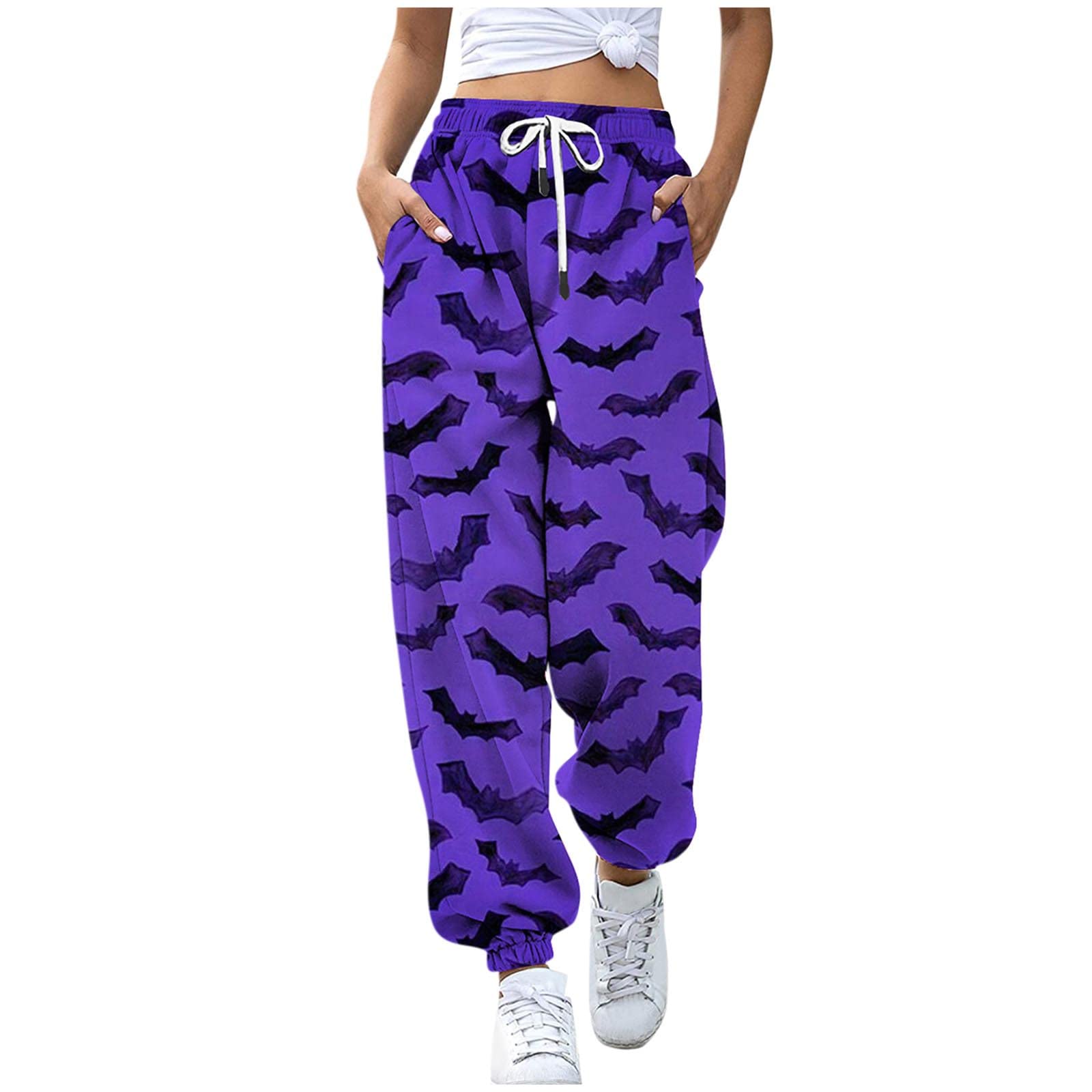 YDKZYMD Women's 3D Printed Jogger Pants - Funny Halloween Graphic Sweatpants for Women & Men | Loose Fit Unisex Track Pants, Comfortable Baggy Sportswear for Gym, Running & Casual Wear