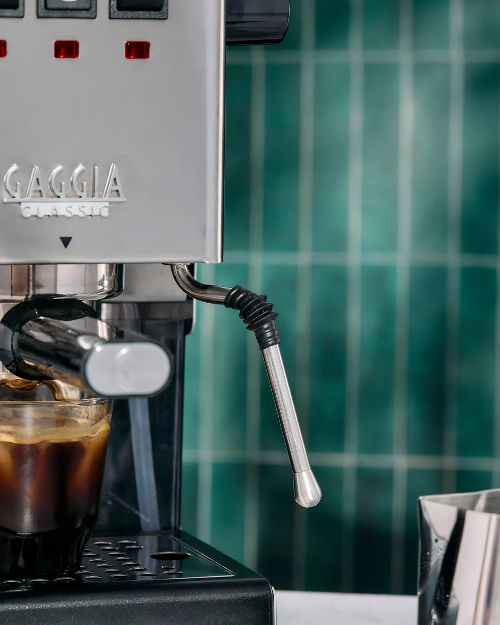 Gaggia Classic Pro E24 Stainless Steel Espresso Machine - Professional Home Coffee Maker for Barista-Quality Espresso, Cappuccino & Latte - Perfect for Kitchen, Office & Coffee Shop Use