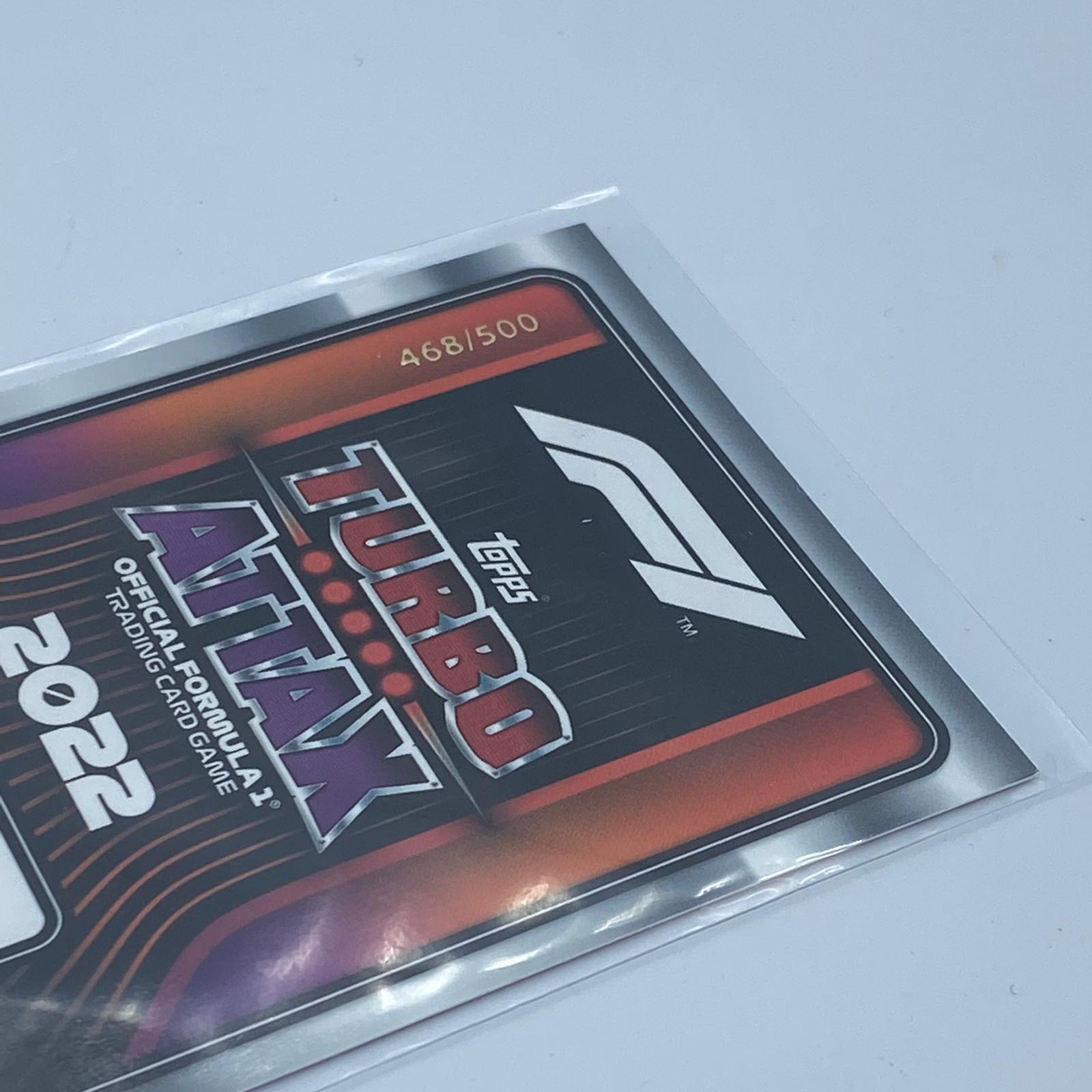 Max Verstappen #330 F1 100 Club Turbo Attax 2022 Trading Card - 468/500 Limited Edition - Perfect for F1 Fans, Collectors & Card Game Enthusiasts