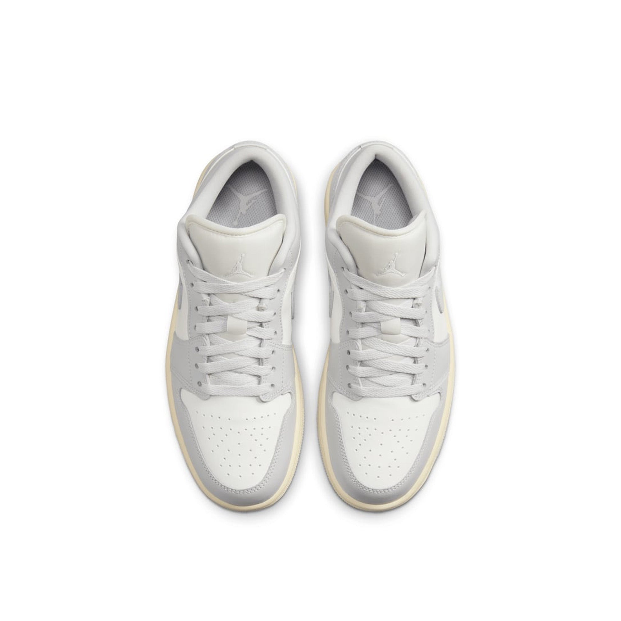 Air Jordan 1 Low 'Coconut Milk Neutral Grey' Women's Sneakers 2024 - Retro Basketball Shoes for Women, Casual Streetwear Fashion & Gym Workouts