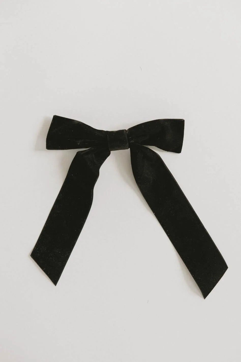 Elegant Black Velvet Bow Hair Accessory - Perfect for Weddings, Parties & Everyday Style