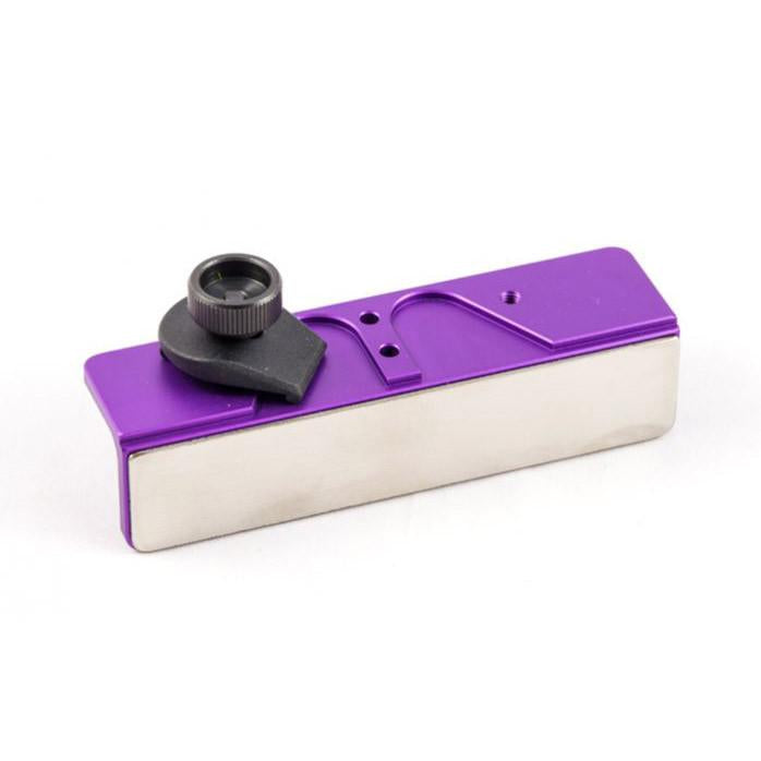 Sidecut World Cup File Guide with Stainless Steel Plate & Trigger Clamp - Perfect for Ski & Snowboard Edge Tuning at Home or Professional Shops