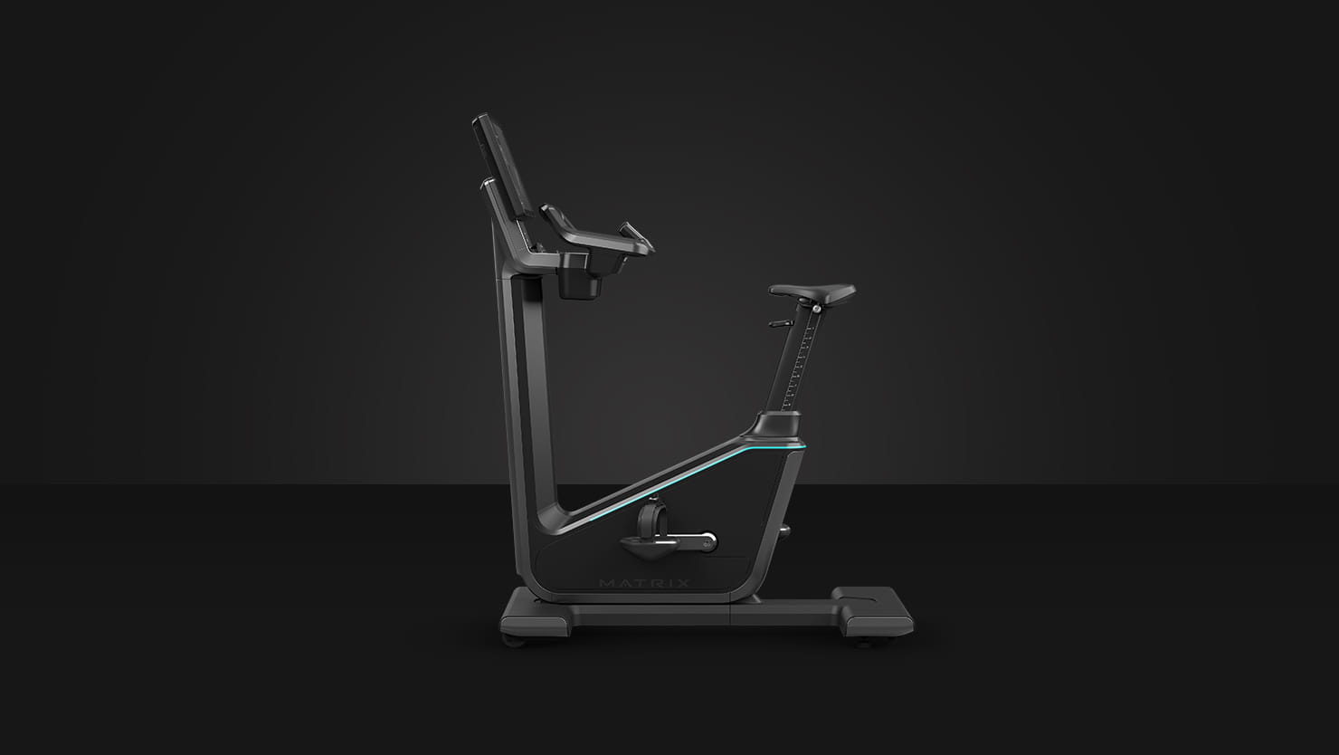 Matrix U50 XER Twin Mast Upright Exercise Bike - Home Gym Cardio Equipment for Indoor Cycling & Full-Body Workouts