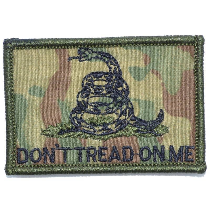 Don't Tread on Me Gadsden Flag Patch - Premium Embroidered Iron-On Badge for Jackets, Hats & Bags - Perfect for Patriotic Events, Motorcycle Clubs & Military Supporters