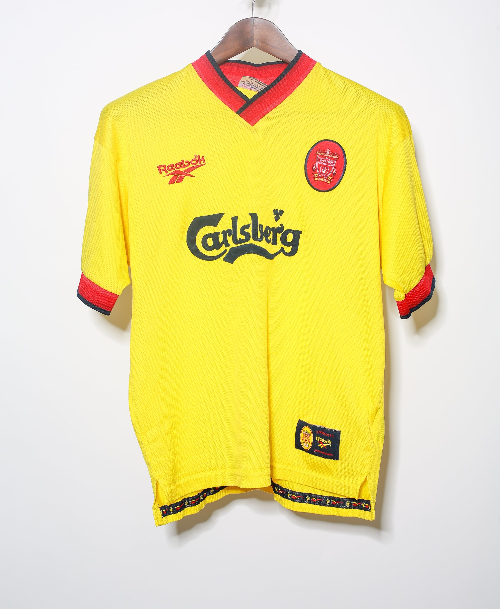 1997-1998 Liverpool FC Away Jersey #9 Robbie Fowler (Medium) - Vintage Football Shirt for Collectors & Match Days