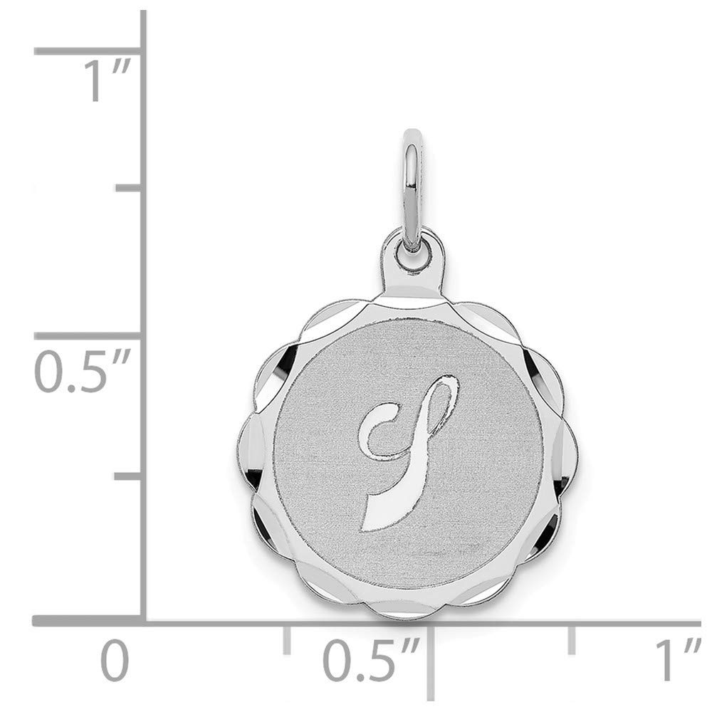 Roy Rose Sterling Silver Initial Letter J Charm - Elegant Personalized Jewelry for Necklaces, Bracelets & Gifts | Perfect for Birthdays, Anniversaries & Special Occasions