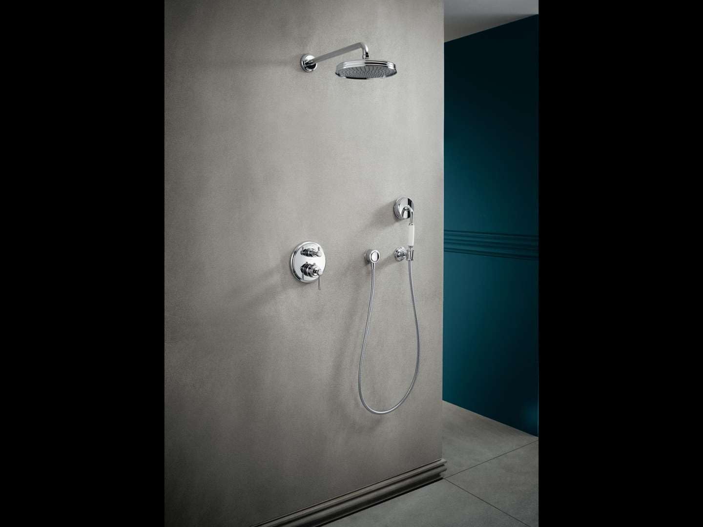 Hansgrohe AXOR Montreux Chrome Handheld Shower Head - Luxury Bathroom Upgrade for Spa-Like Experience at Home