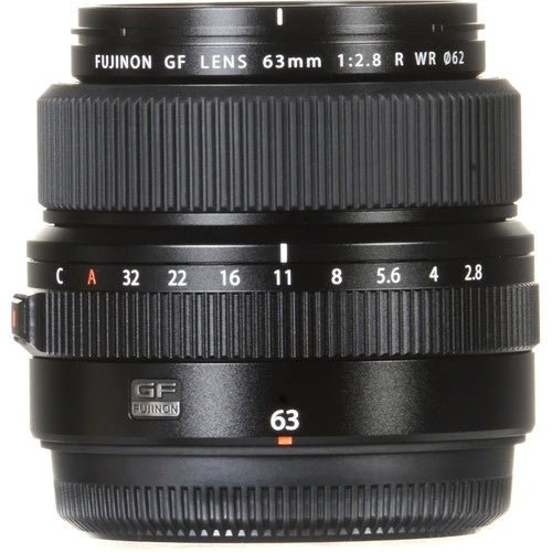 Fujifilm GF 63mm f/2.8 R WR Medium Format Lens - Weather Resistant Prime Lens for Portraits, Street & Landscape Photography | Compatible with GFX Series Cameras