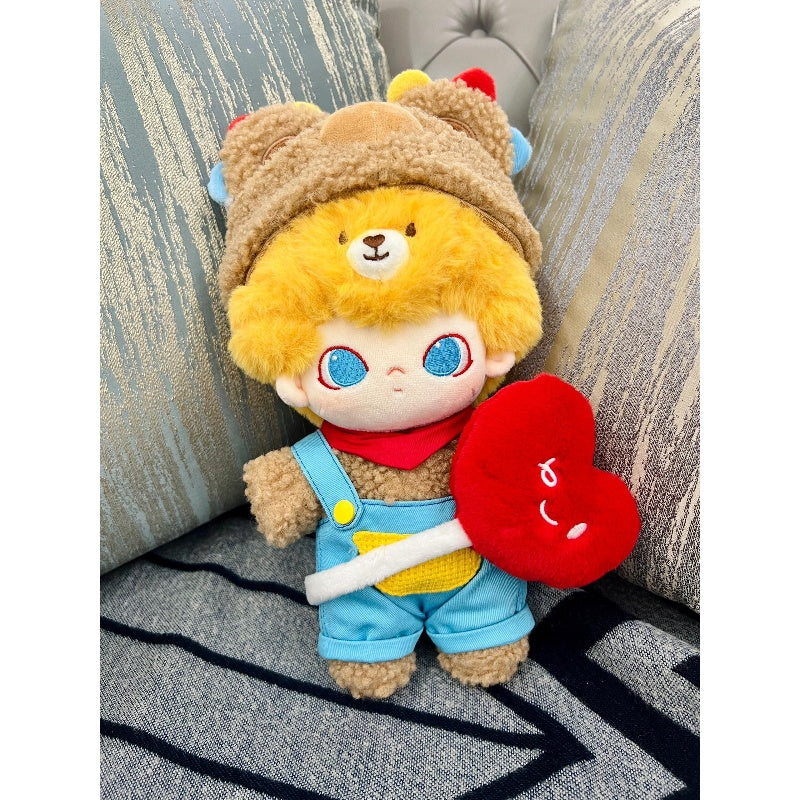 DIMOO Plush Stuffed Animal Toy - Cute Heart Balloon Dating Doll for Valentine's Day Gifts, Birthday Presents, and Home Decor