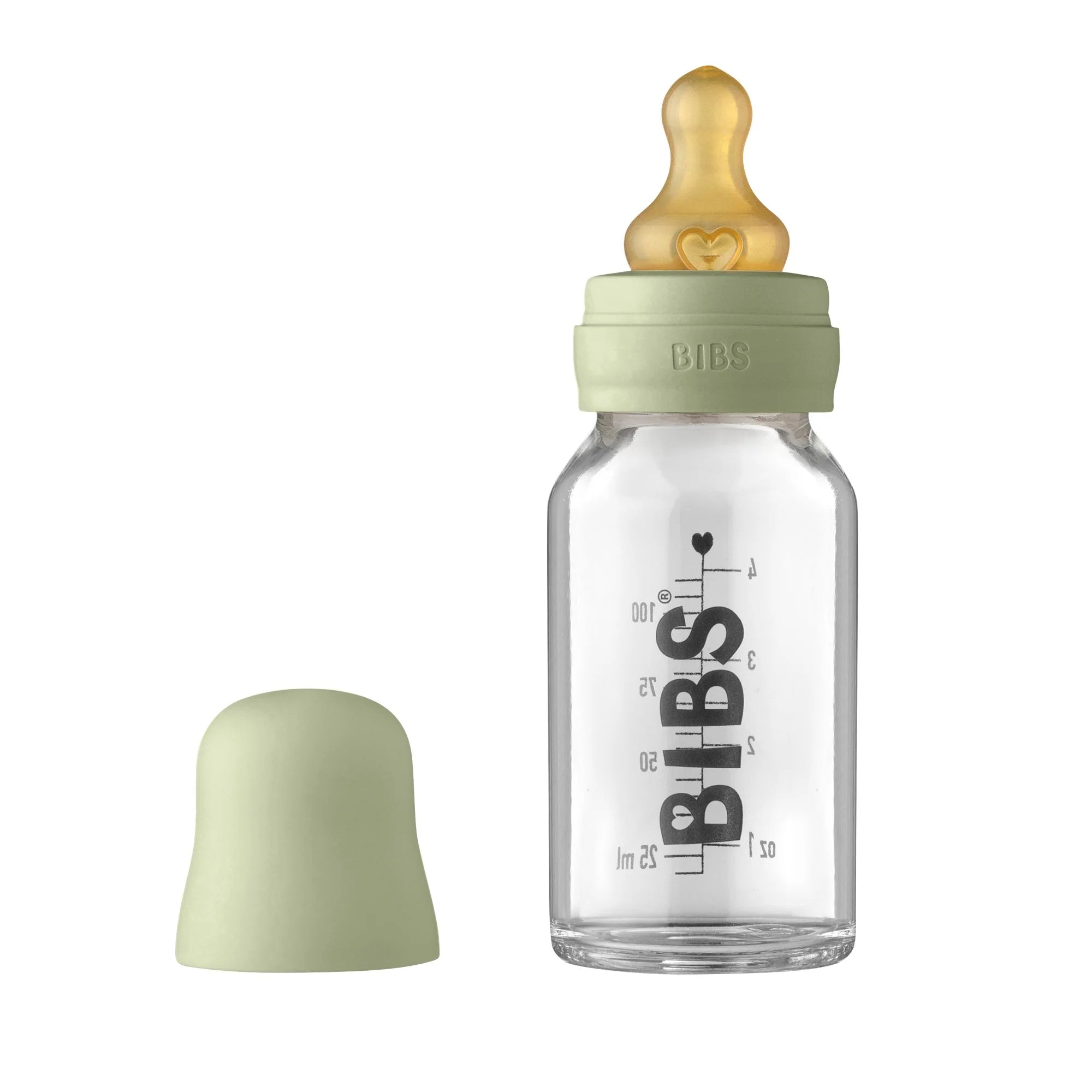 Premium Glass Baby Bottles Set - 110ml (4oz) BPA-Free, Anti-Colic, Easy Grip - Perfect for Newborns, Infants & Toddlers - Ideal for Feeding, Travel & Daycare Use