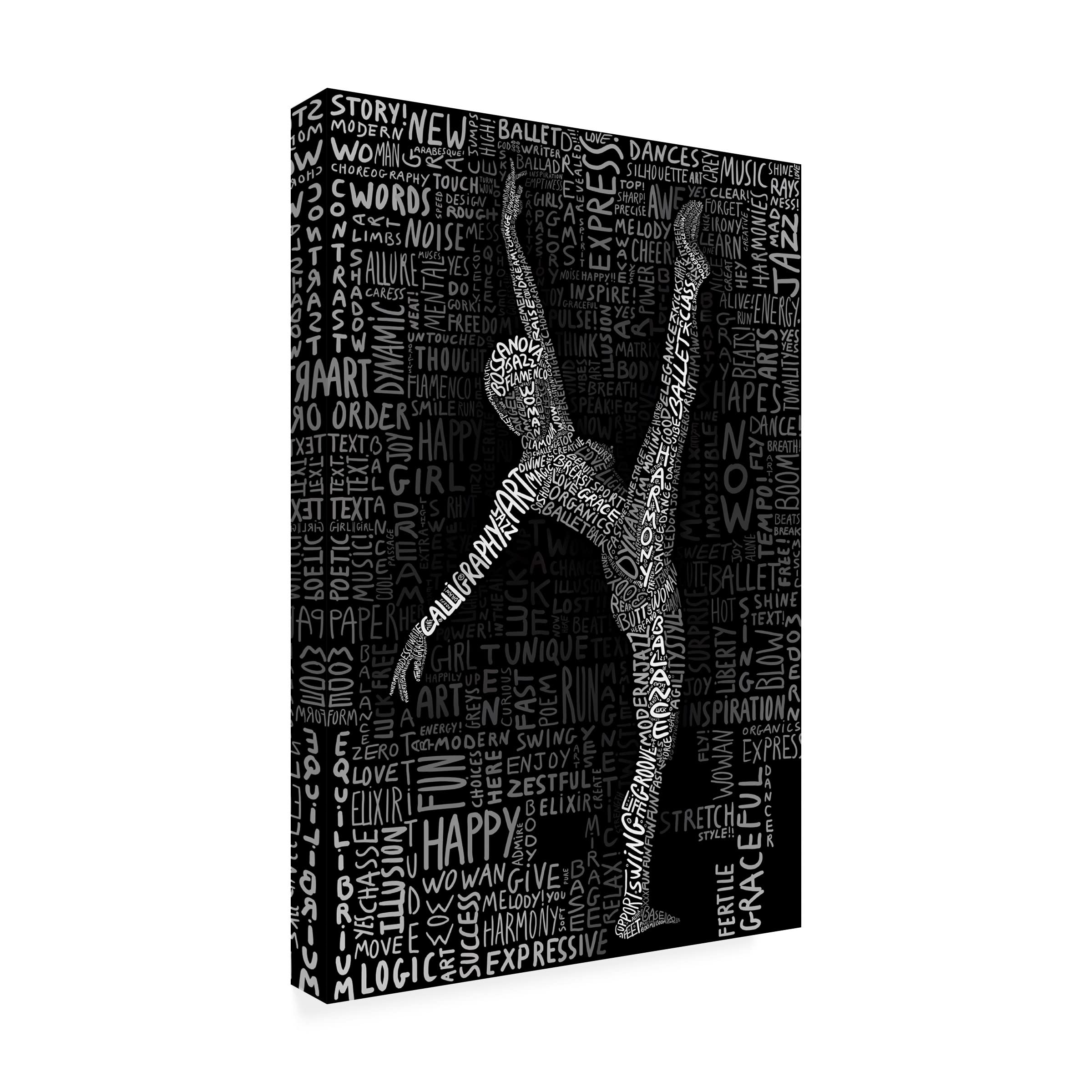 Ben Heine 'Dancer' Canvas Wall Art Print - Modern Home Decor for Living Room, Bedroom & Office - Trademark Fine Art Collection