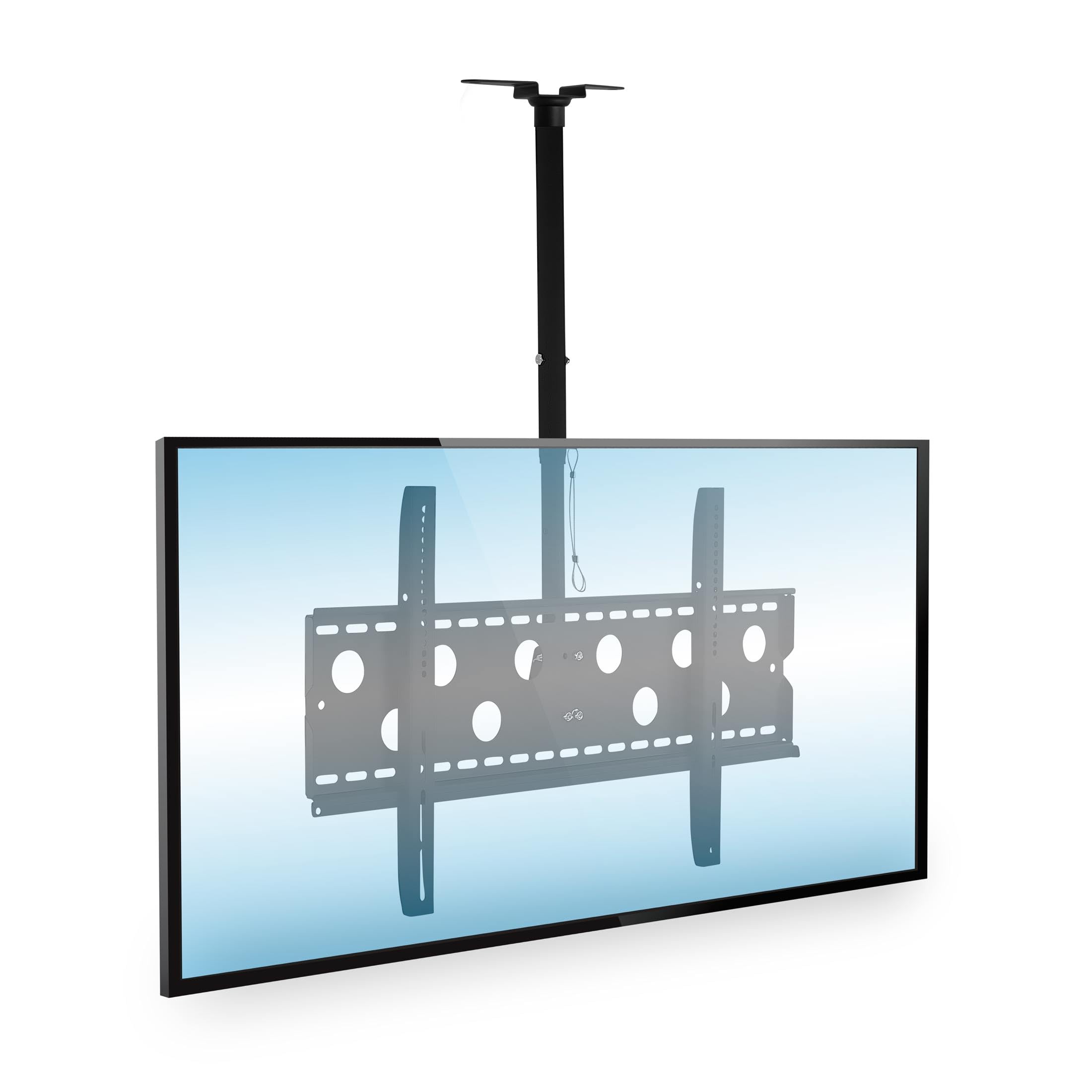 Mount-It! Full Motion TV Ceiling Mount - Height Adjustable Swivel Tilting Bracket for 42-90 Inch TVs up to 220 lbs - Perfect for Living Rooms, Bedrooms & Commercial Spaces