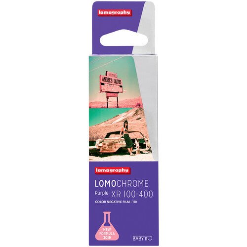 Lomography Lomochrome Purple Color Negative Film - 110 Cartridge, 24 Exposures | Unique Purple Tones for Creative Photography, Landscape & Artistic Shots