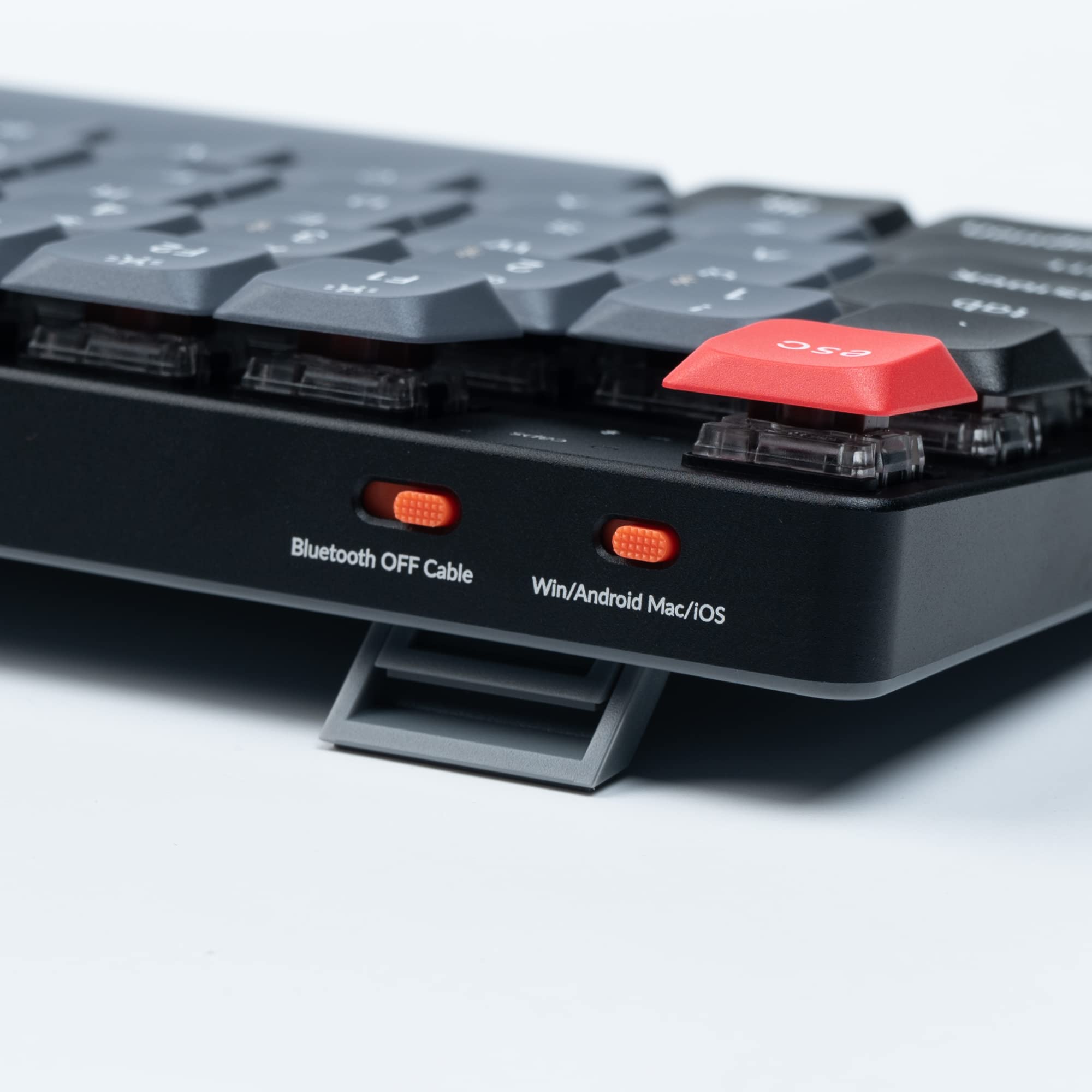 Keychron K5 Pro Ultra-Slim Wireless Mechanical Keyboard - Hot-Swappable, RGB Backlit, Full-Size with Low Profile Gateron Red Switches | QMK/VIA Programmable for Mac, Windows & Linux | Perfect for Office Work, Gaming & Programming