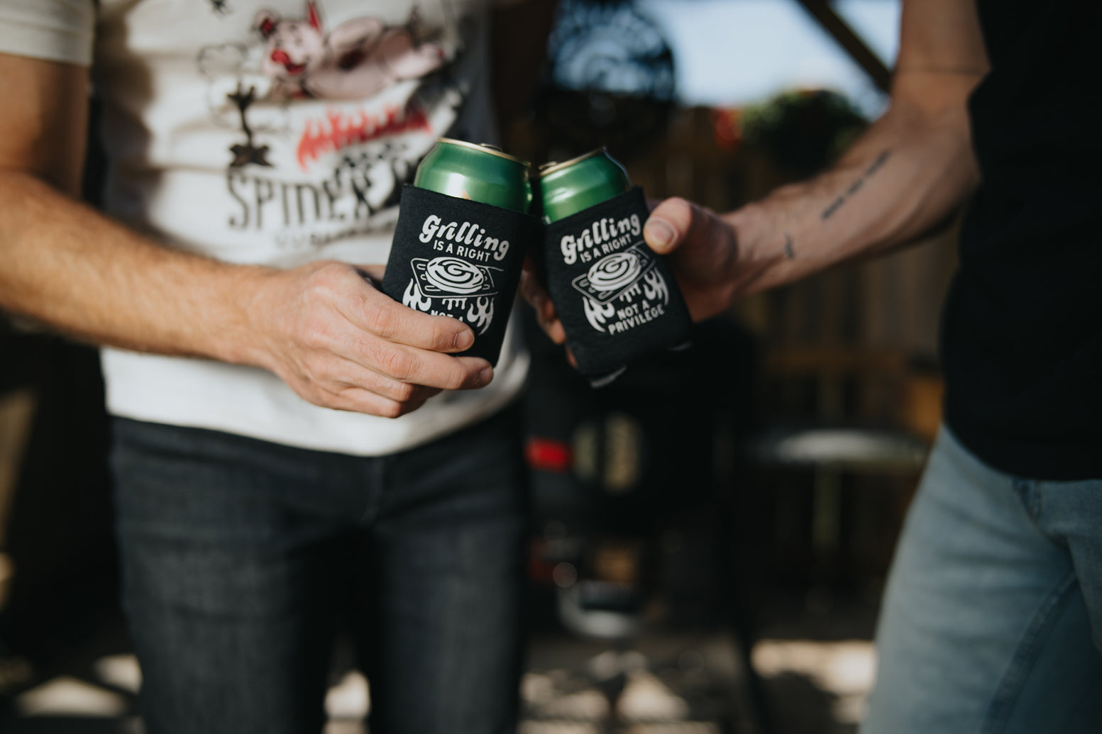 Grill Master Koozie - Insulated Beer Can Cooler for BBQs, Tailgates & Outdoor Parties - Keep Drinks Cold While Grilling