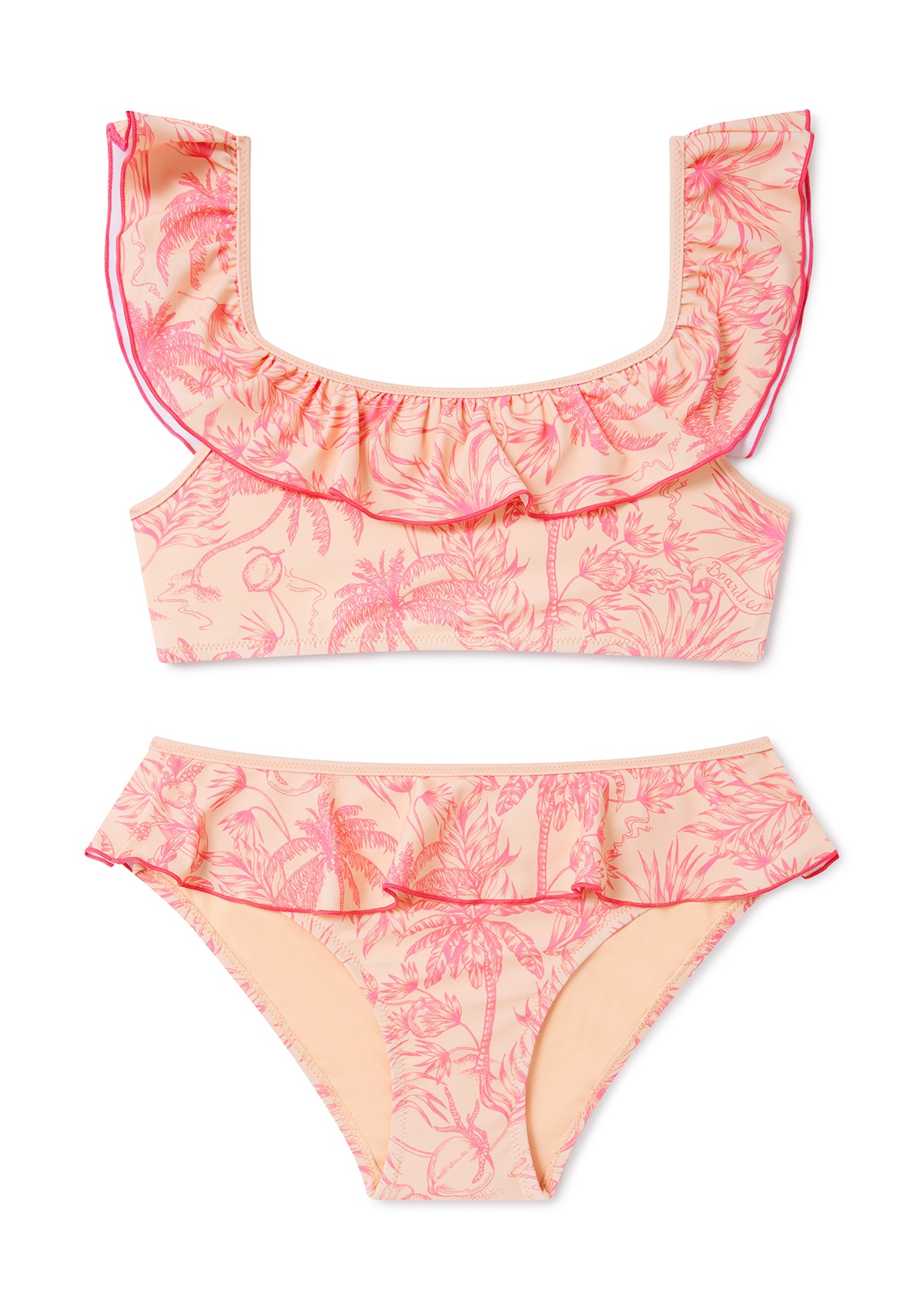 Peach Please Older Girls Bikini & Matching Mother Daughter Swimwear Set - Perfect for Family Beach Vacations, Pool Parties and Summer Getaways
