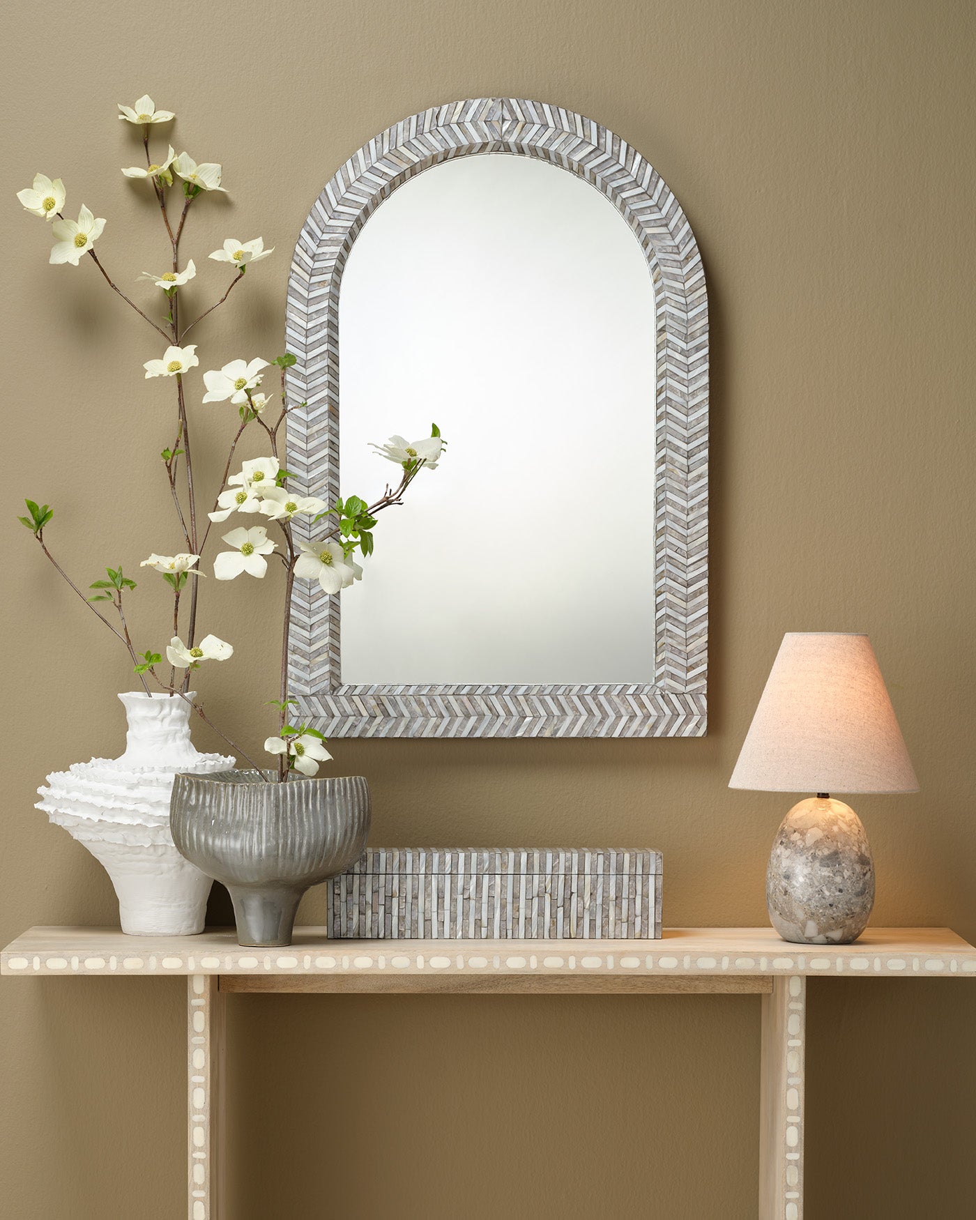 Beverly Arch Mirror - Elegant Full-Length Wall Mirror with Metal Frame for Home Decor, Bedroom, Living Room, and Entryway