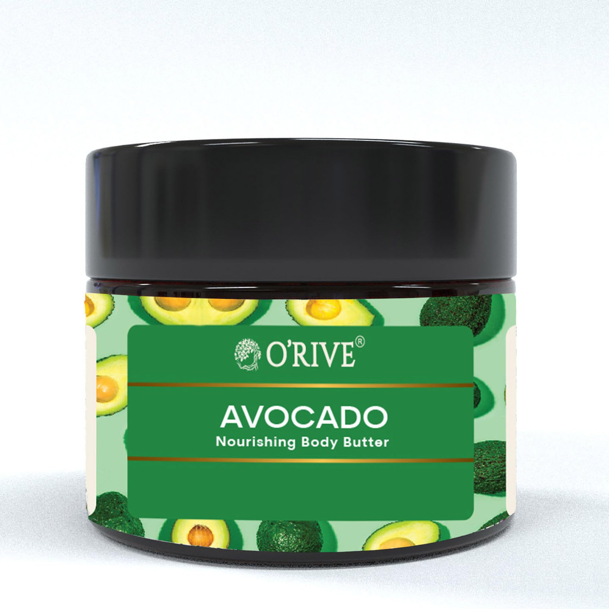 Organic Avocado Body Butter for Dry Skin - Deep Moisturizing & Nourishing Cream - Perfect for Daily Hydration & After-Sun Care