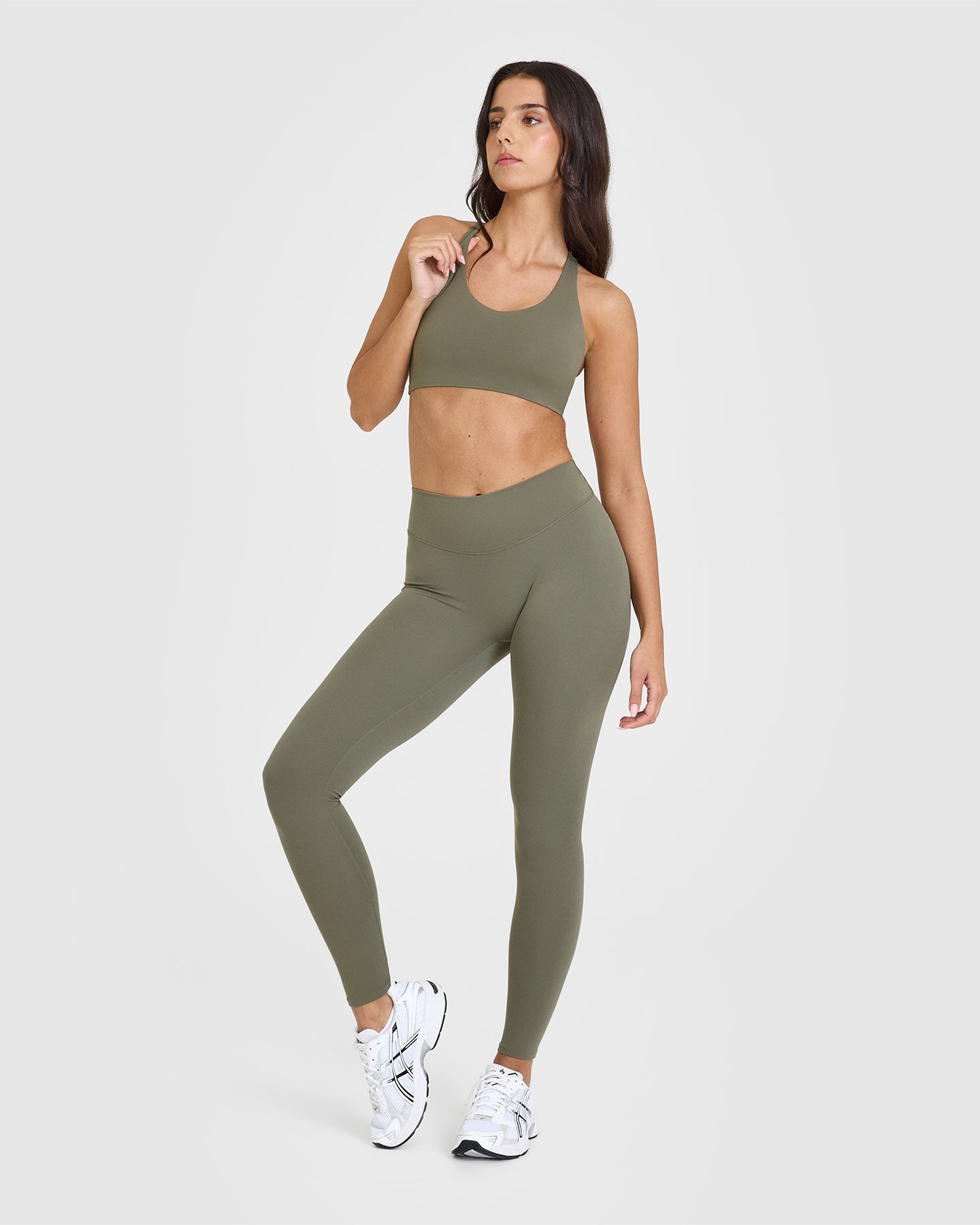 SoftMotion™ High Support Sports Bra for Women - Alpine Green | Breathable & Comfortable Workout Top for Running, Yoga & Gym