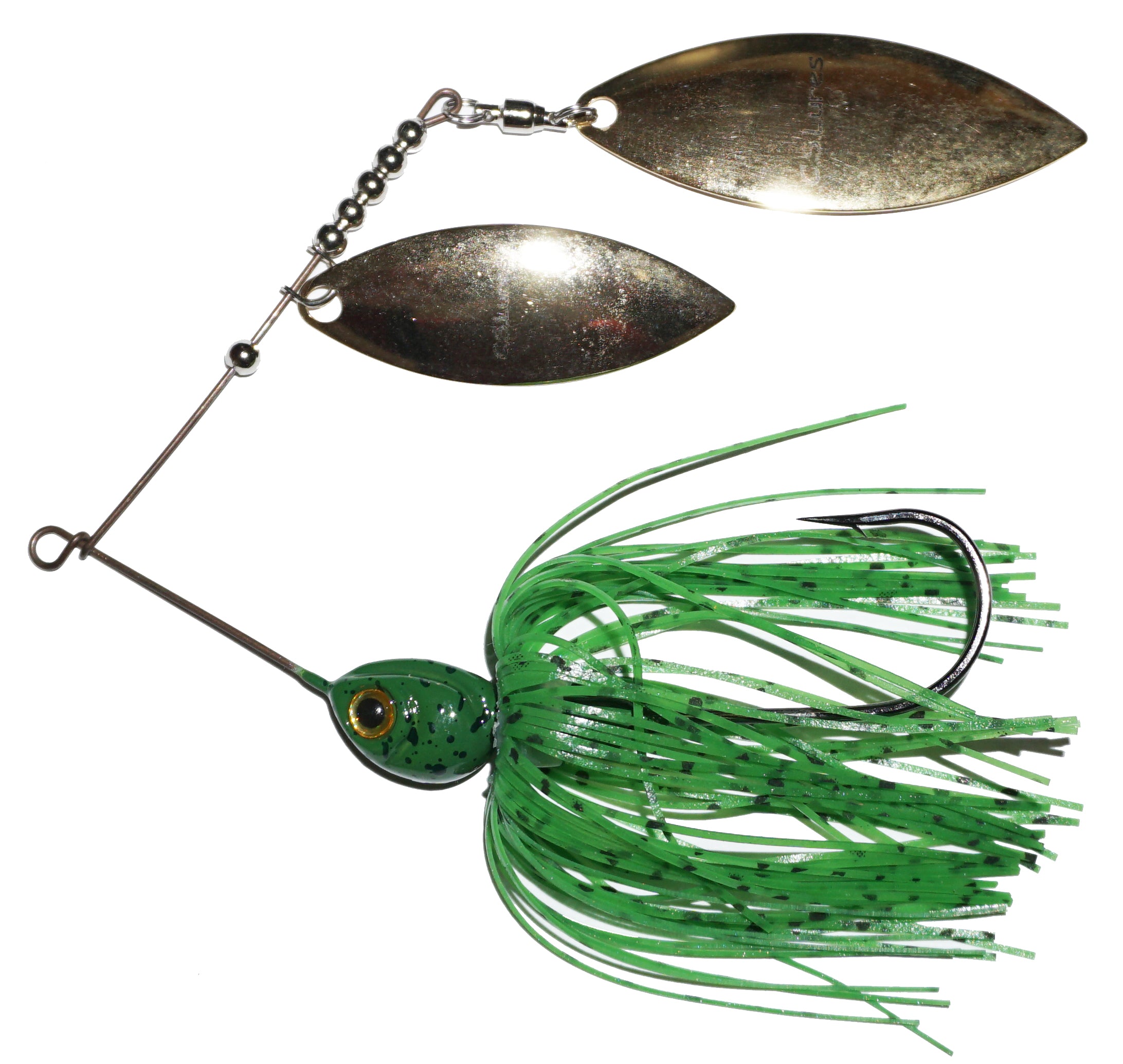 C.S. Lures 1/2 oz Spinnerbait Fishing Lure - Bass Fishing Bait for Freshwater & Saltwater - Perfect for Casting, Trolling, and Shore Fishing