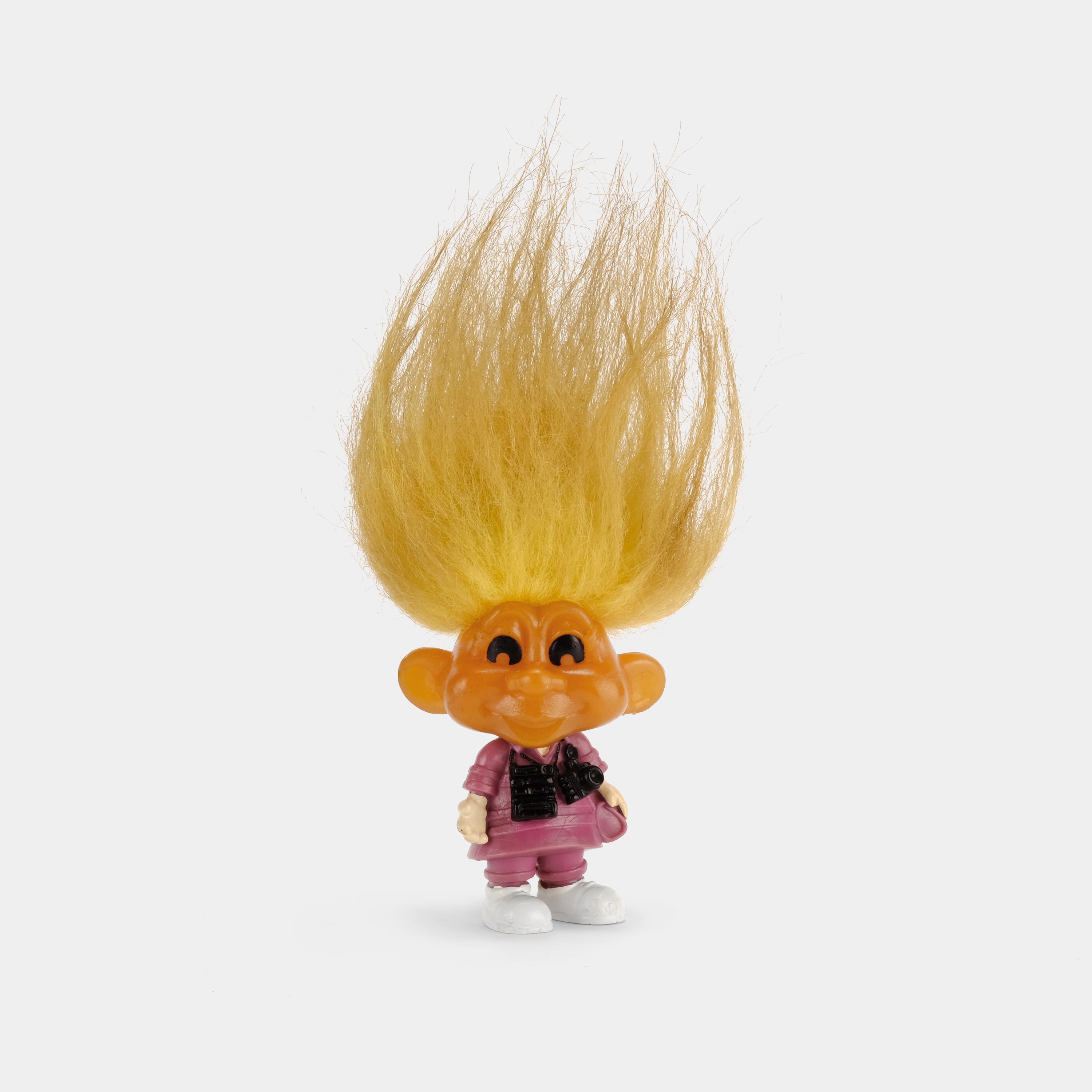 Burger King Kids Club Snaps Troll Doll with Cameras Toy Figurine - Collectible Fast Food Toy for Kids & Nostalgic Gift for 90s Fans - Perfect for Playtime, Display & Toy Collections