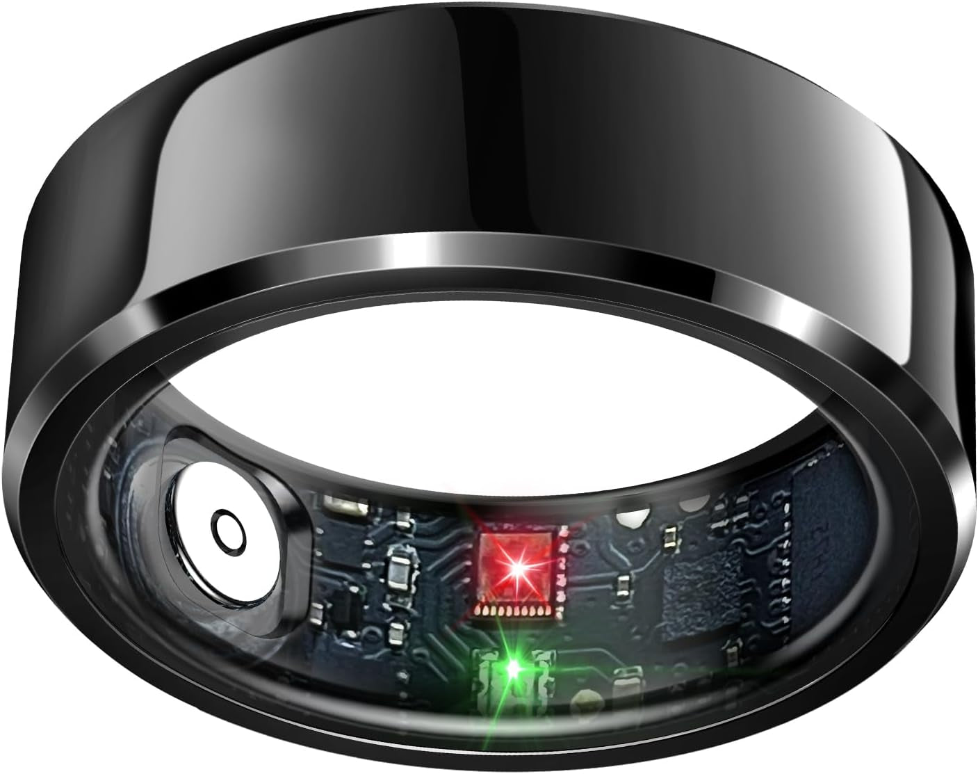 Waterproof Fitness Smart Ring - Health & Activity Tracker with Heart Rate & Sleep Monitoring - Perfect for Workouts, Running & Daily Health Tracking
