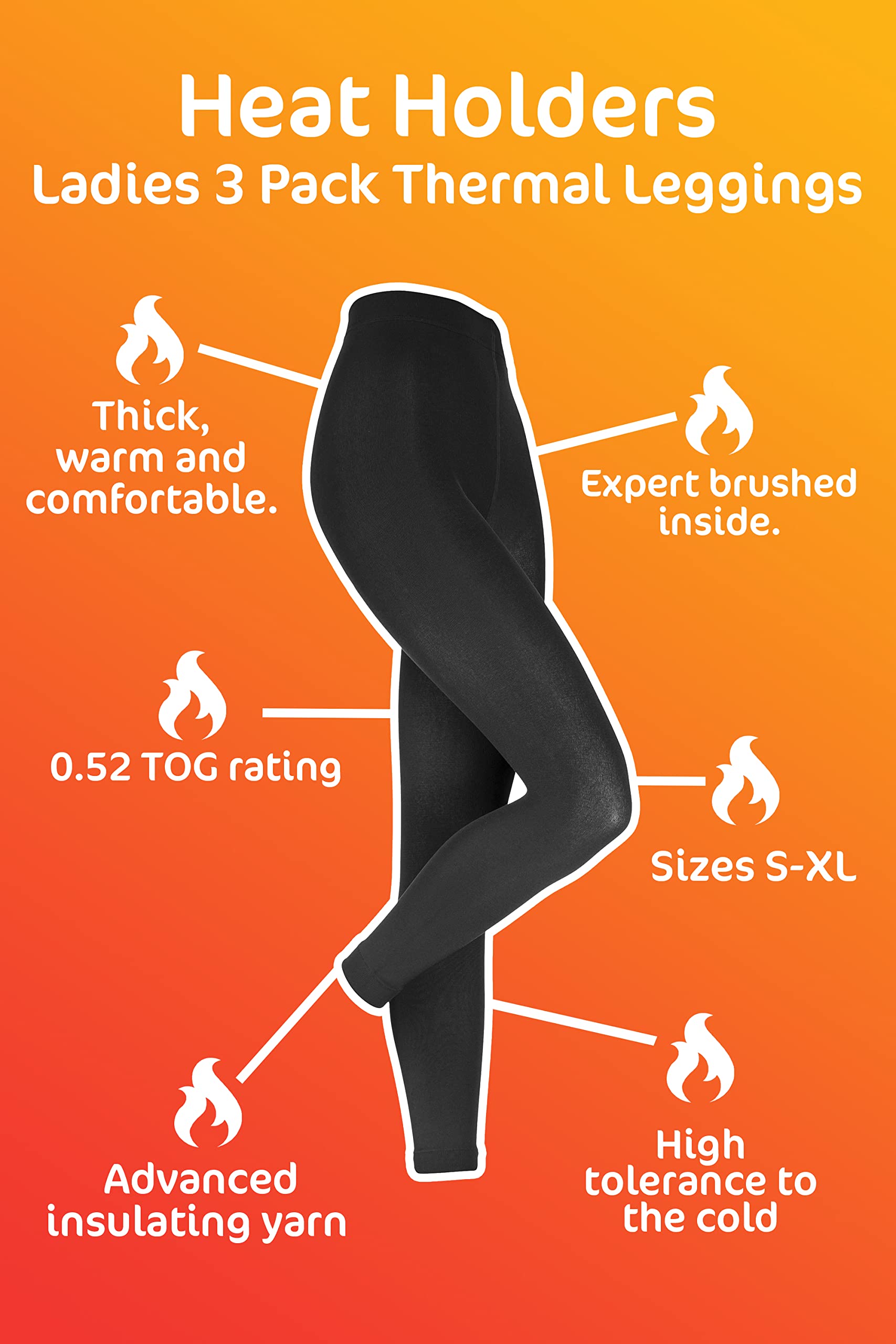 Women's Thermal Leggings for Winter - Ultra Warm Fleece Lined Tights for Cold Weather - Perfect for Outdoor Activities, Running, Yoga & Layering