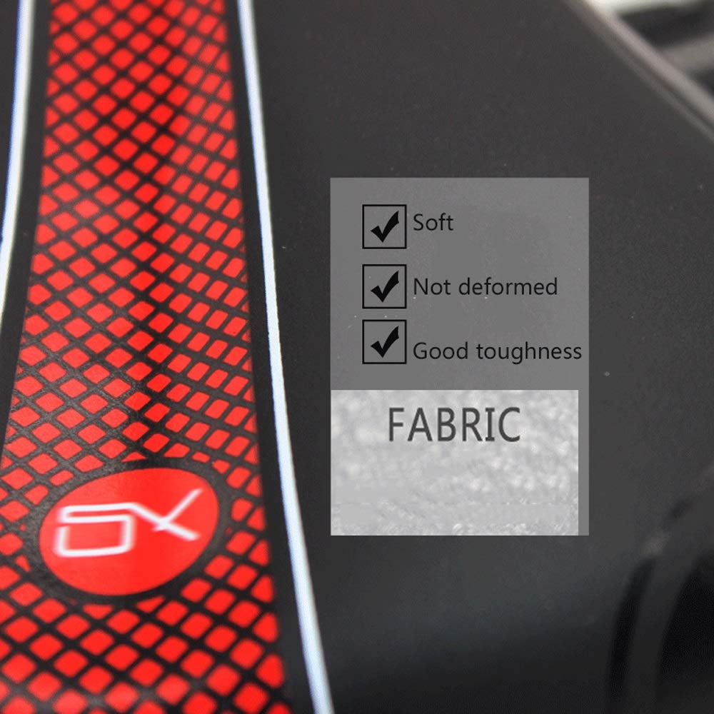 **Premium Gel Bike Seat Cushion - Shockproof & Extra Comfort for Big Bum - Fits MTB, Mountain Bike, Folding Bike, Road Bike, Spinning & Exercise Bikes - Ideal for Long Rides & Indoor Cycling (Red)**