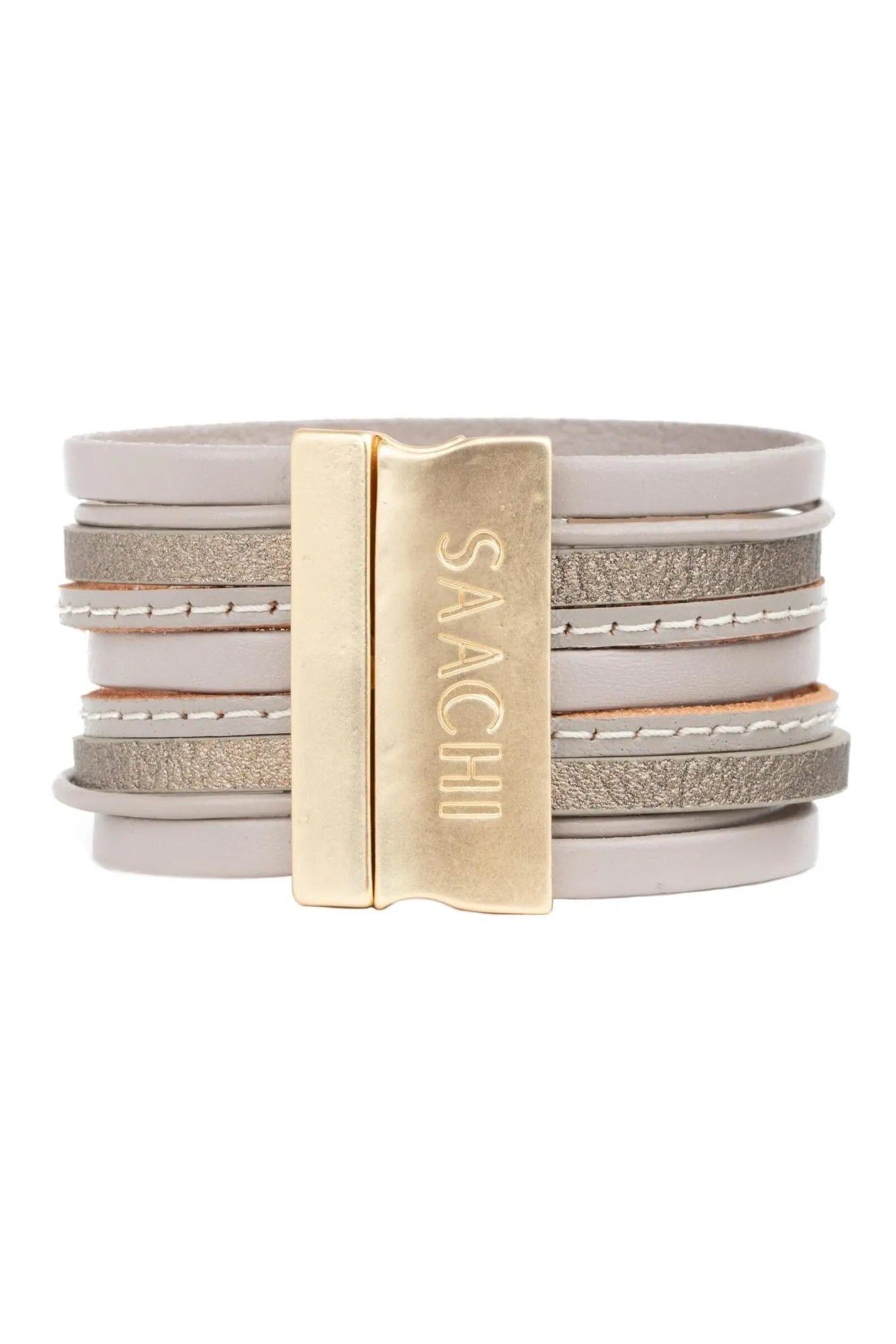 Elegant Abelia Bracelet for Women - Gold & Silver Adjustable Bangle - Perfect for Gifts, Parties & Everyday Wear