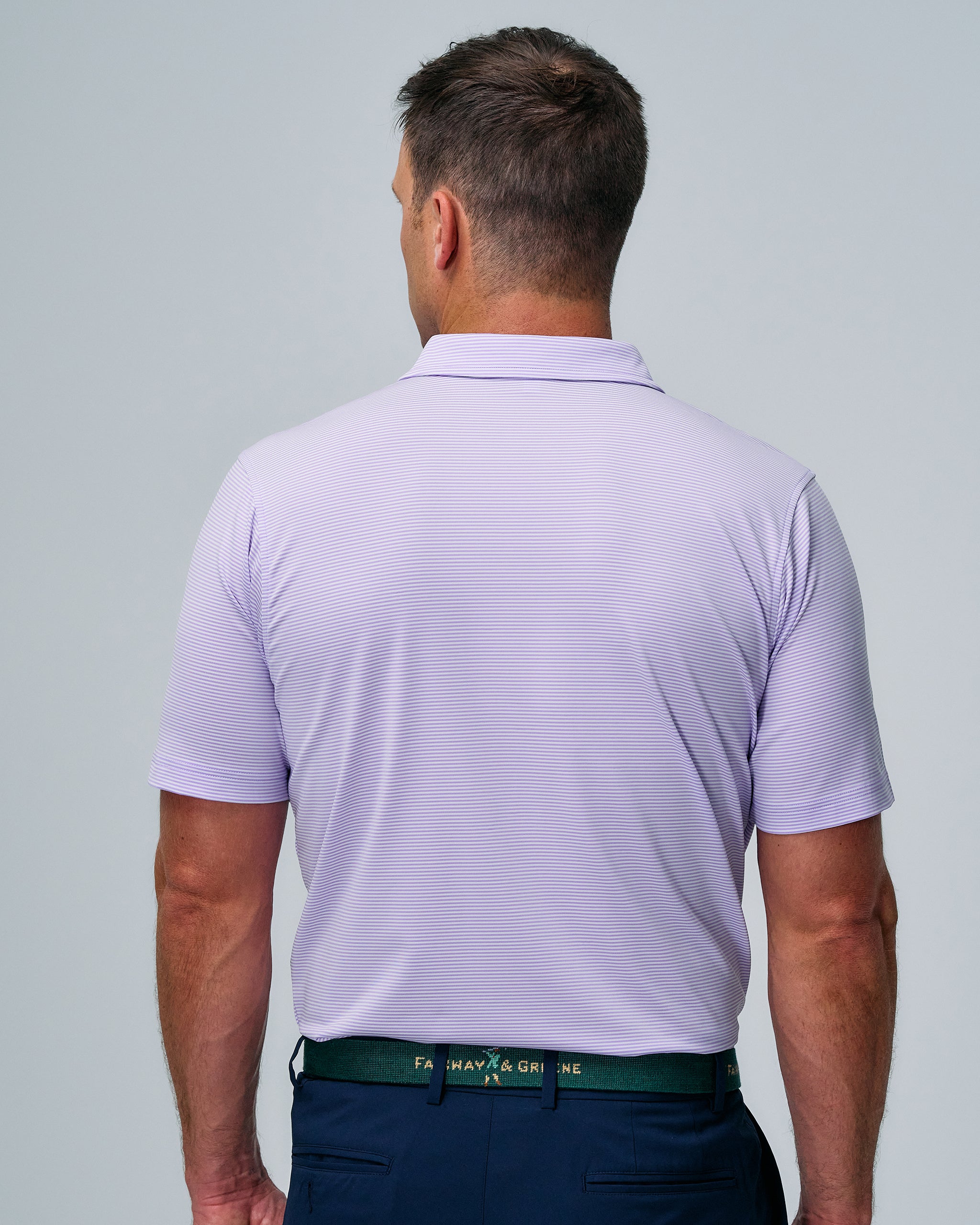 Bryant Stripe Polo Shirt for Men - Classic Cotton Casual Wear for Office, Golf & Outdoor Activities