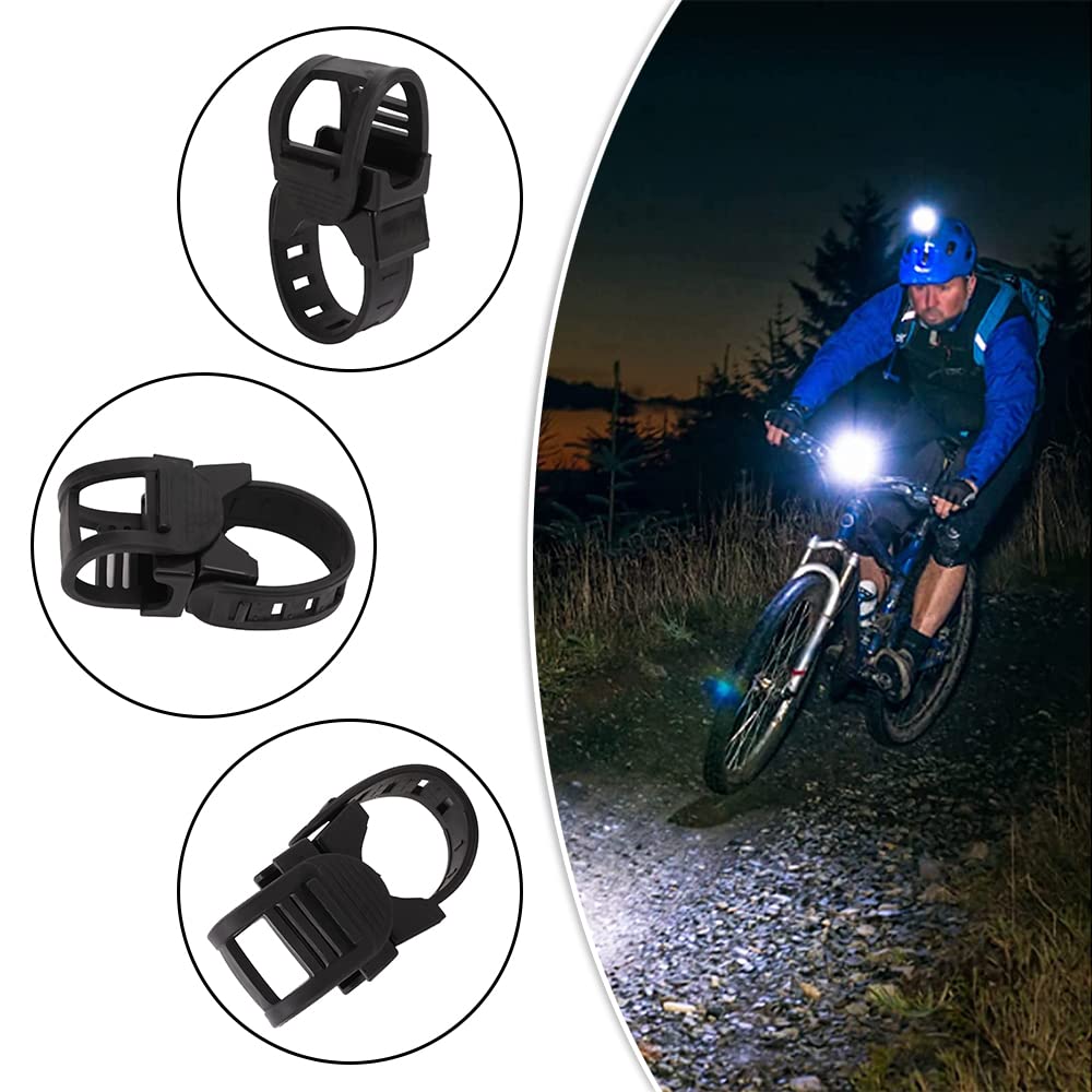 Adjustable Rotatable Bike Flashlight Holder - Universal Bicycle & Motorcycle Torch Mount Clamp for Night Cycling, Commuting & Outdoor Adventures