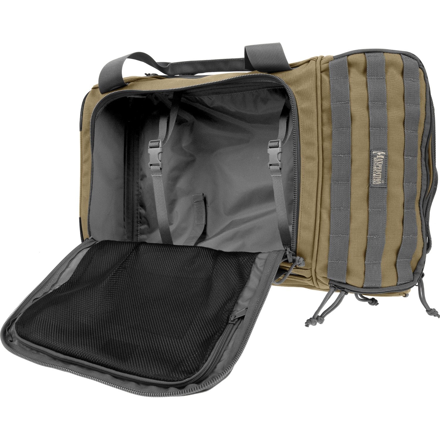 Tactical Rolling Carry On Luggage - Durable Expandable Suitcase with 360° Spinner Wheels for Travel & Business Trips | Perfect for Airplane Cabin & Weekend Getaways (Black)