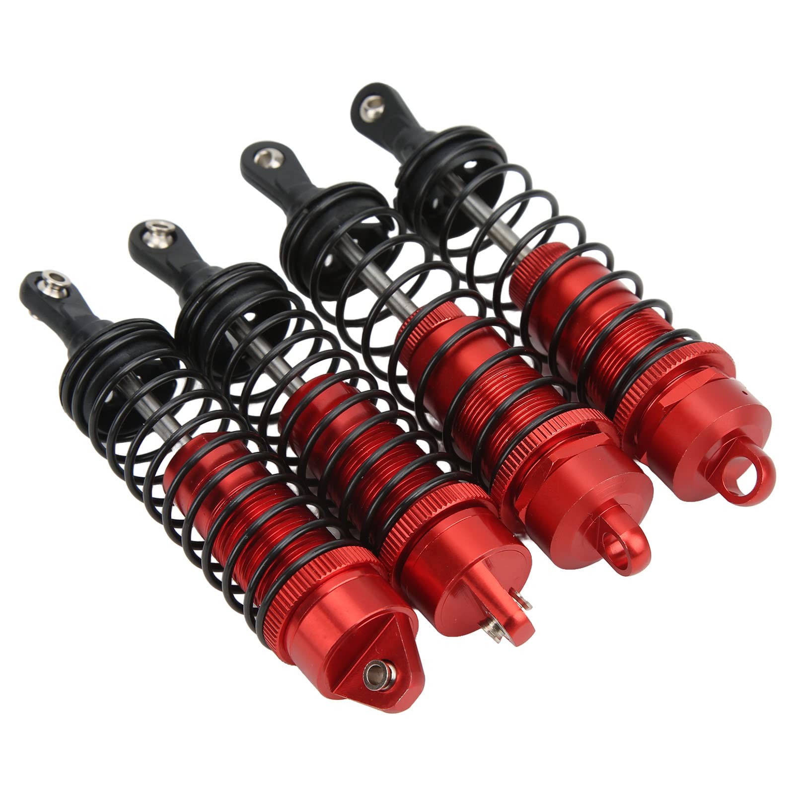 High-Performance RC Car Front & Rear Shock Absorber Set - Aluminum Alloy Upgrade for 1/10 Scale Remote Control Cars | Off-Road Bashing, Crawling & Racing Accessories