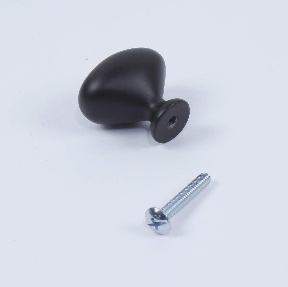 250 Pack Century Builders Choice Oil Rubbed Bronze Oval Cabinet Drawer Knobs - 1-3/8 Inch (35mm) - 06102-OB - Perfect for Kitchen Cabinets, Bathroom Vanities & Furniture Hardware Upgrade