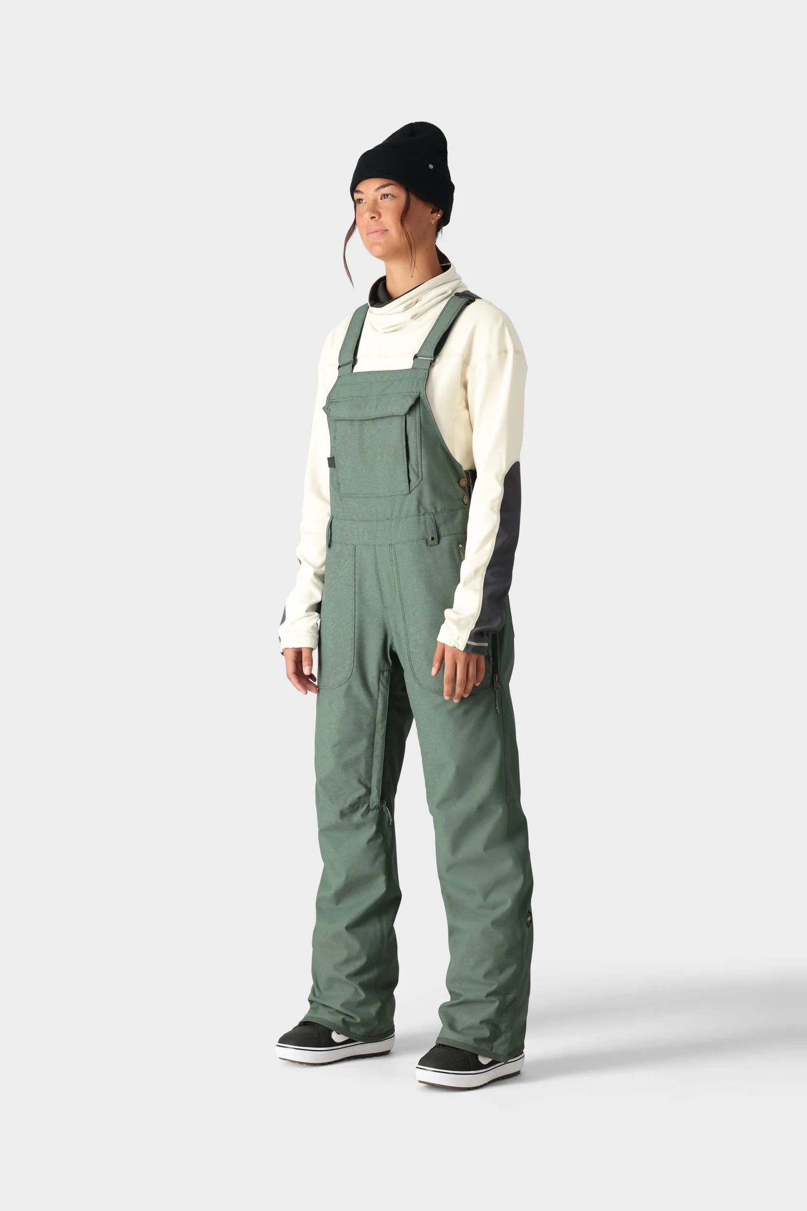 686 Black Magic Bib Snow Pants for Women - Waterproof Insulated Ski Bib Overalls (M2W406) 2025 - Perfect for Skiing, Snowboarding & Winter Outdoor Activities