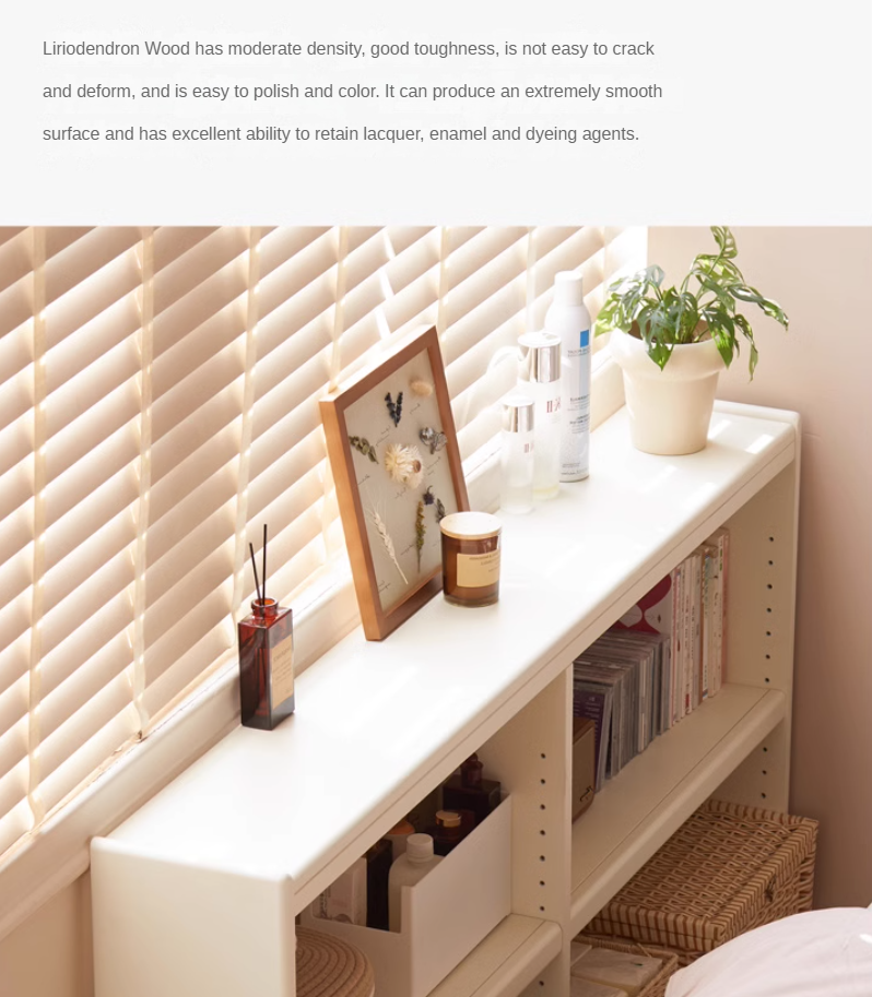 Oak Solid Wood Ultra Narrow Storage Rack - Space-Saving Shelf for Small Rooms, Bathroom, Kitchen & Closet Organization