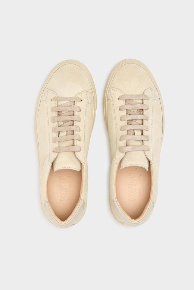 GCV2 Low Top Sneakers - Sand Suede Casual Shoes for Men & Women | Comfortable Walking & Everyday Wear