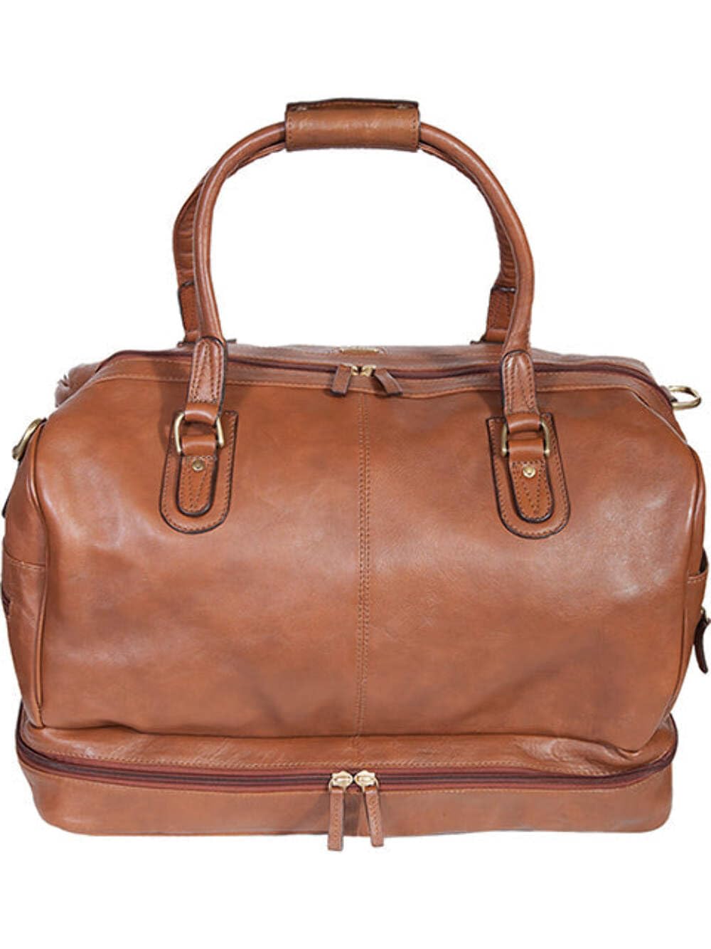 Scully Women's Duffel Bag - Large Travel Gym Bag with Adjustable Shoulder Strap, Durable Brown Tote for Workout, Yoga, Weekend Getaways & Overnight Trips