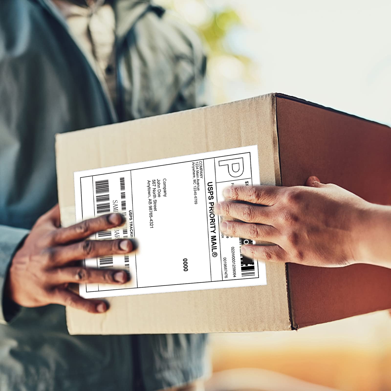 9527 Full Sheet Shipping Labels - 8.5